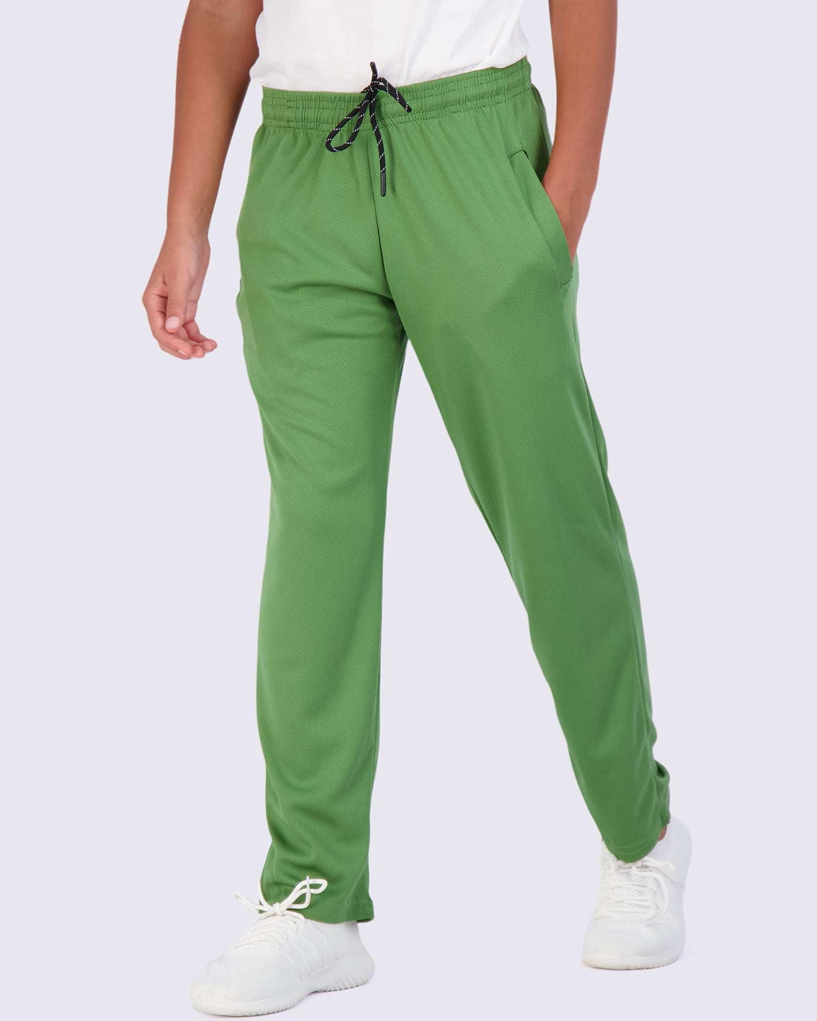 3 Pack: Boys Mesh Open Bottom Active Sweatpants