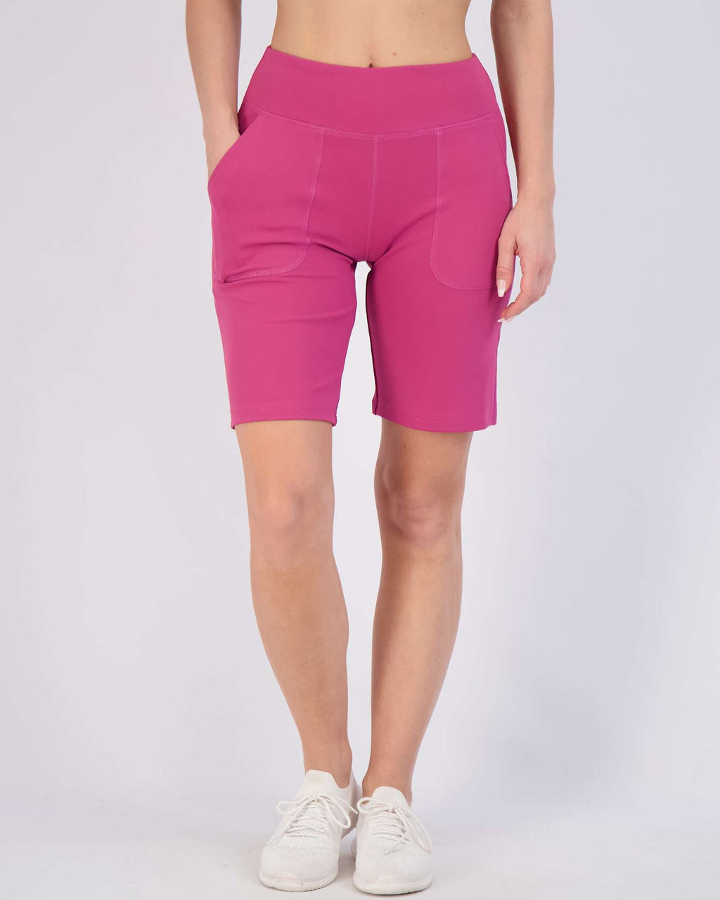 4 Pack: Women's 9" Bermuda Shorts with Pockets