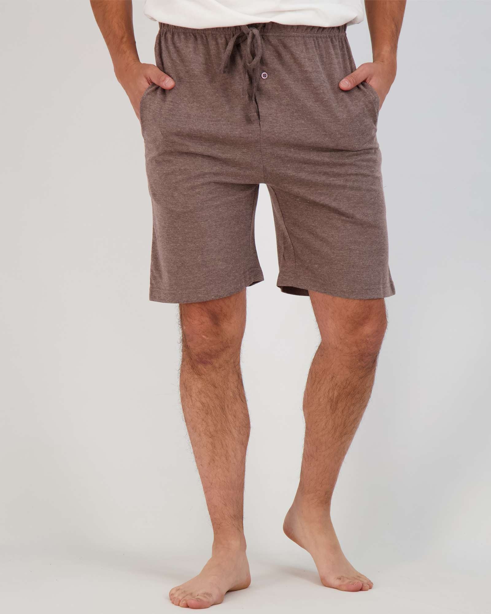 3 Pack:Mens Cotton Sleep Pajama Lounge Shorts