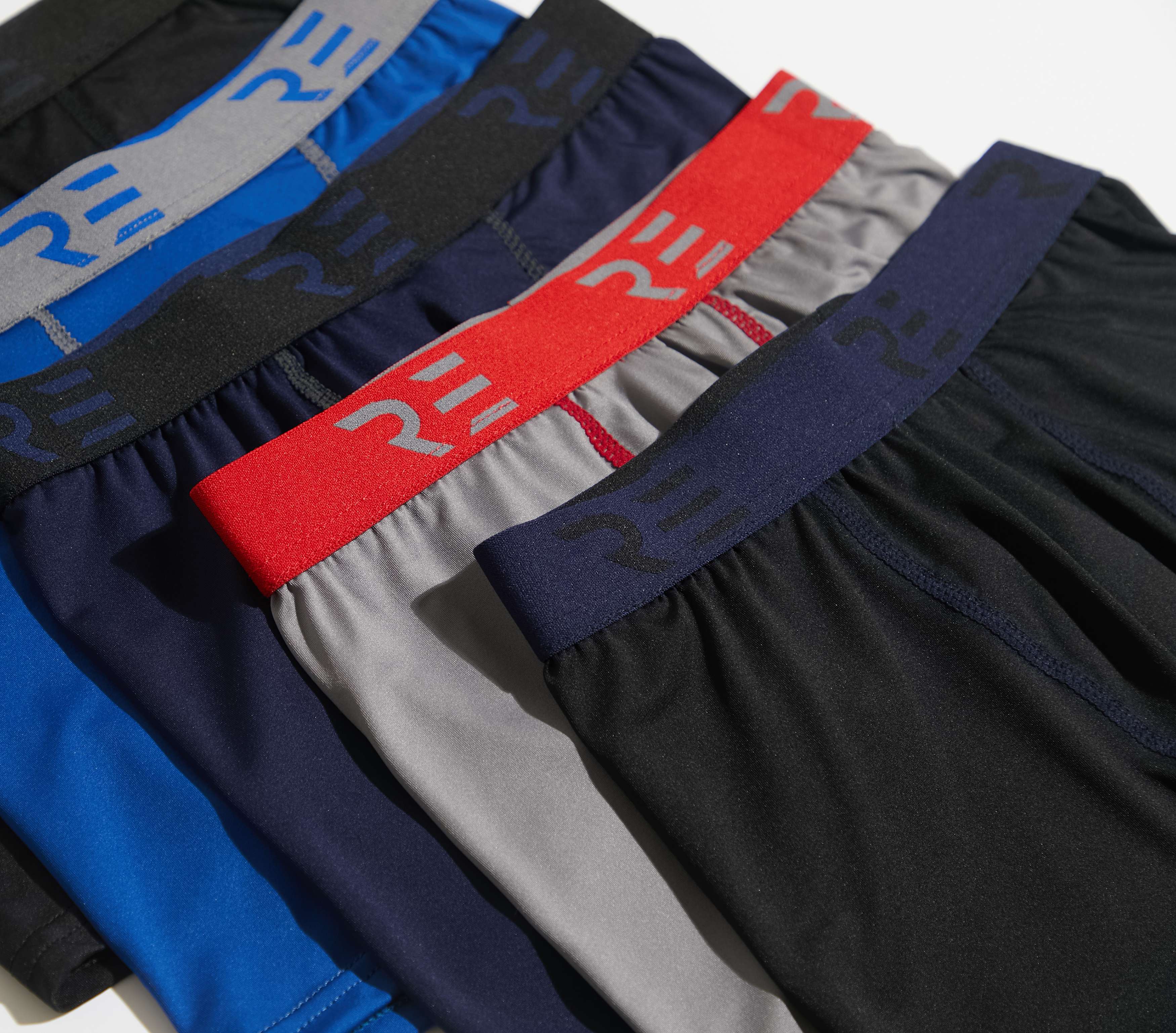 5 Pack: Boys Compression Shorts Underwear