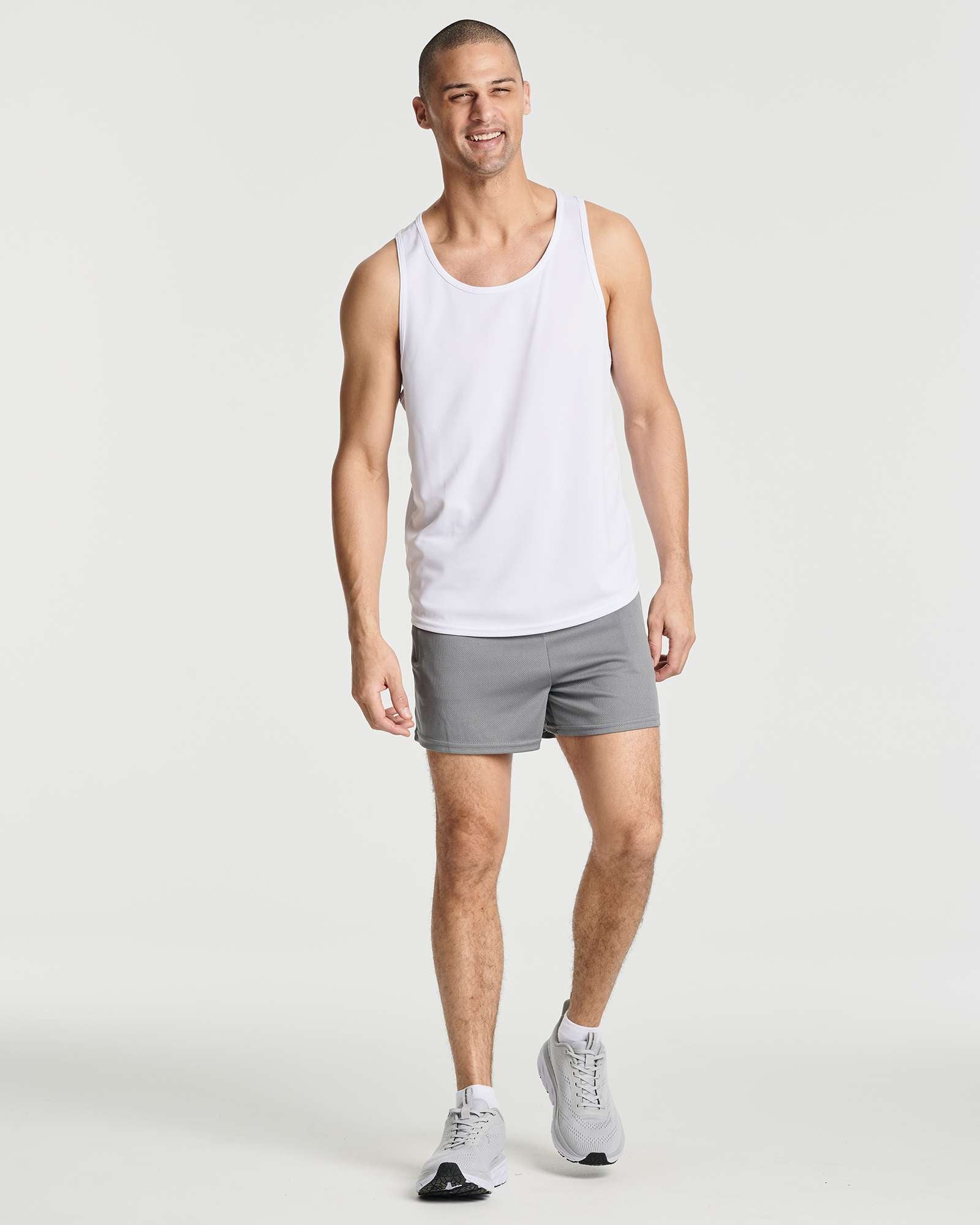 4 Pack: Men's 3" Mesh Running Shorts