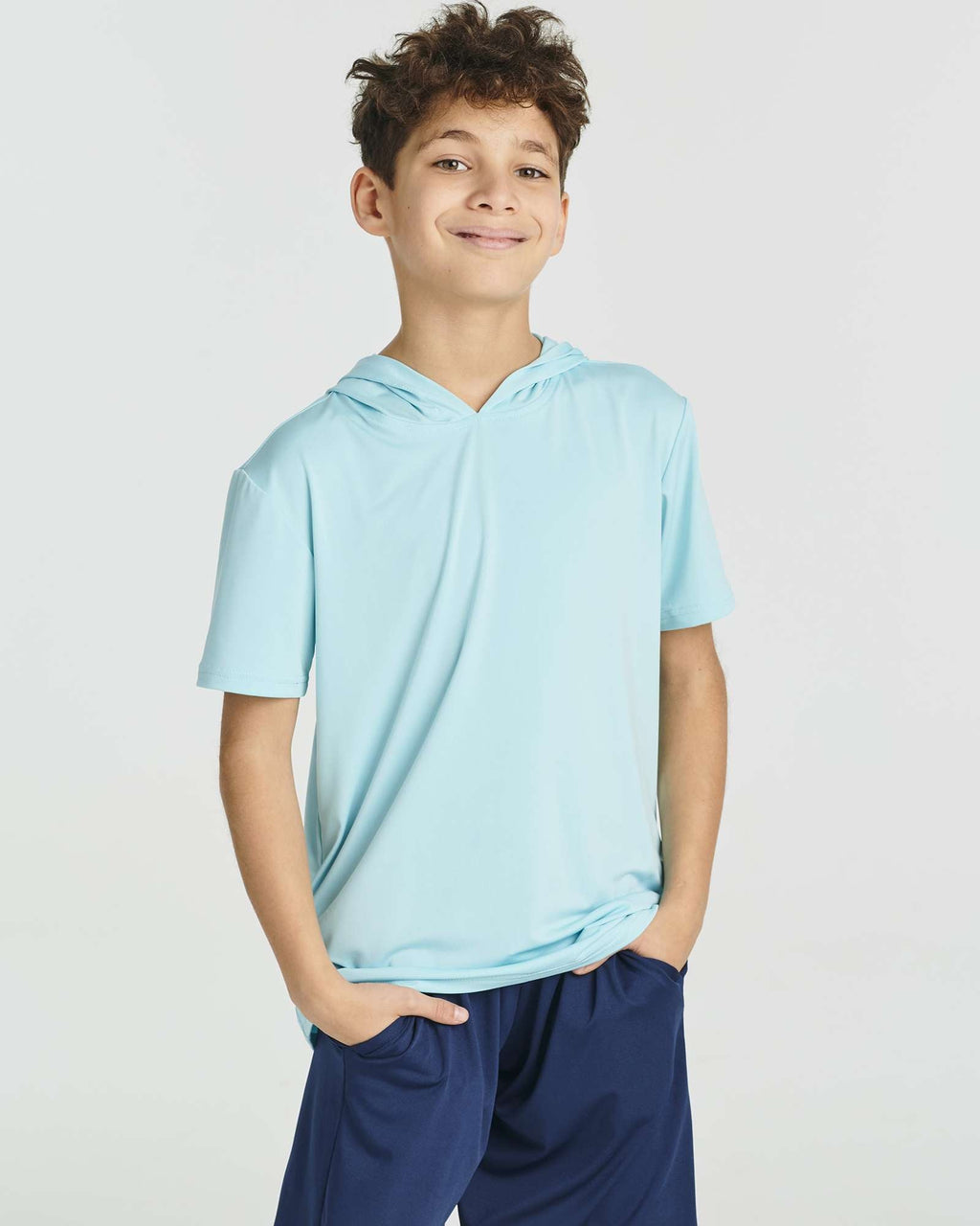 3 Pack: Boys' Dry-Fit Short Sleeve Workout Hoodie