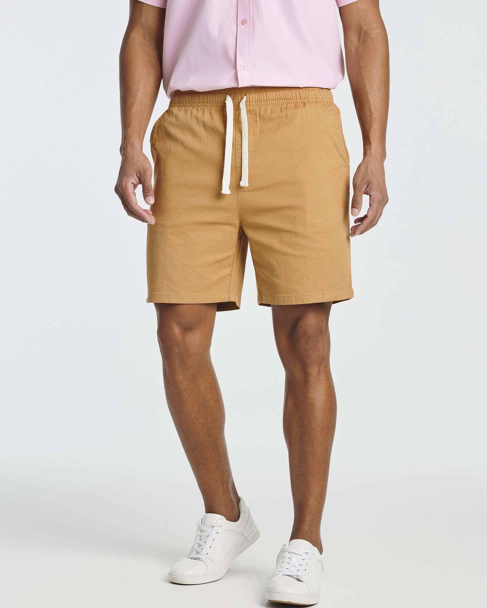 3 Pack: Men's Cotton 7" Walk Short