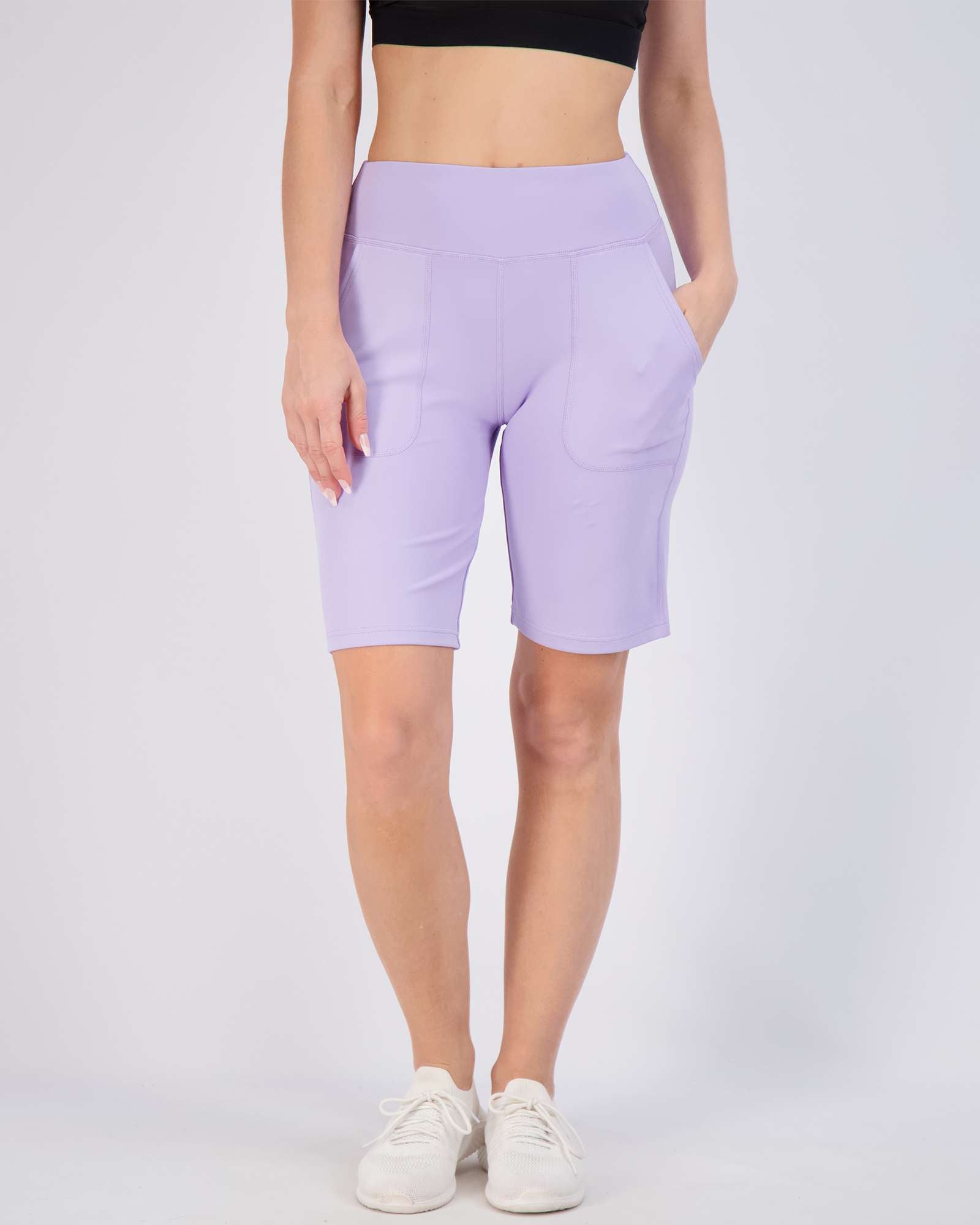 4 Pack: Women's 9" Bermuda Shorts with Pockets