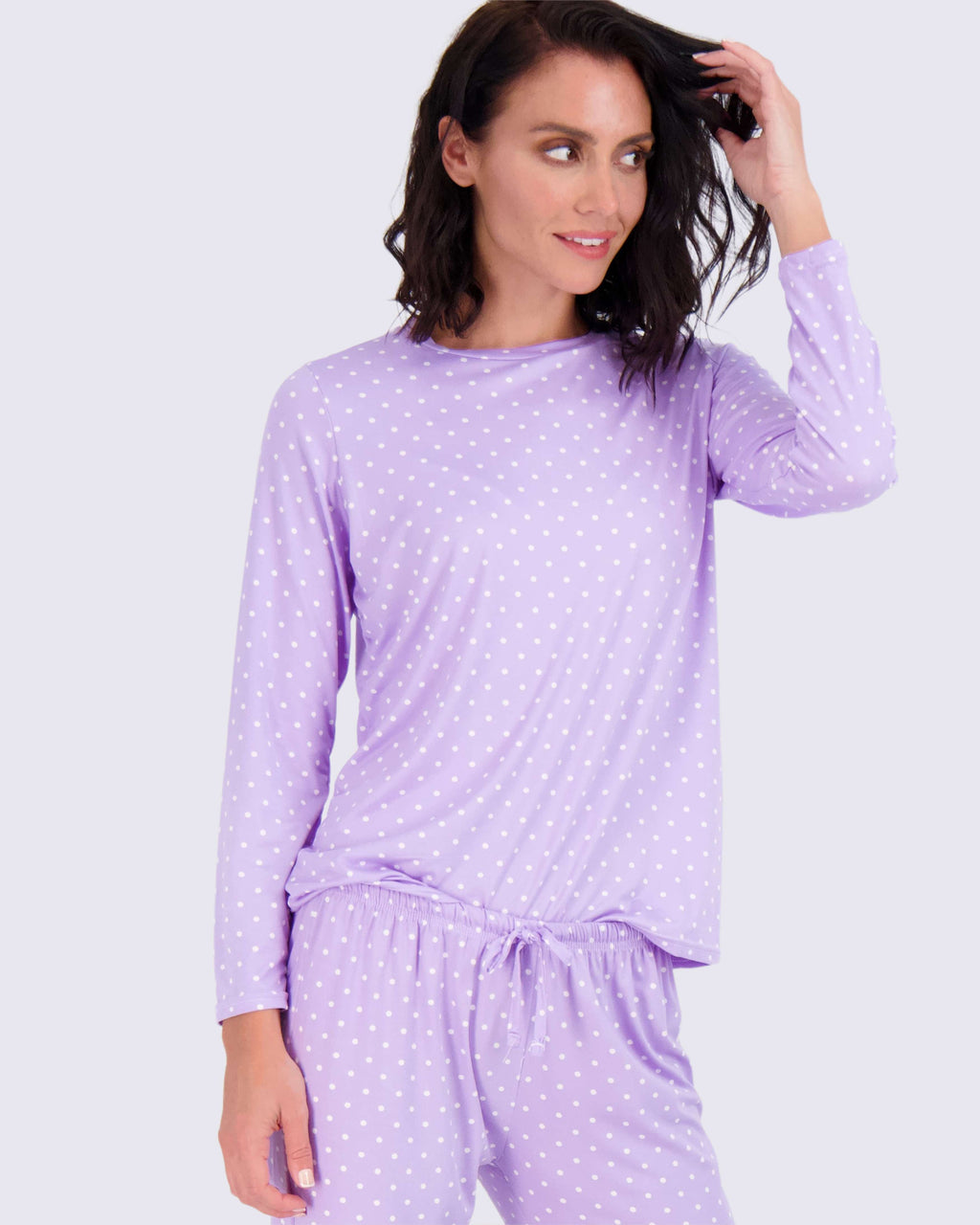 2 Pack: Women’s Pajama Set Super-Soft Long Sleeve Top With Pants