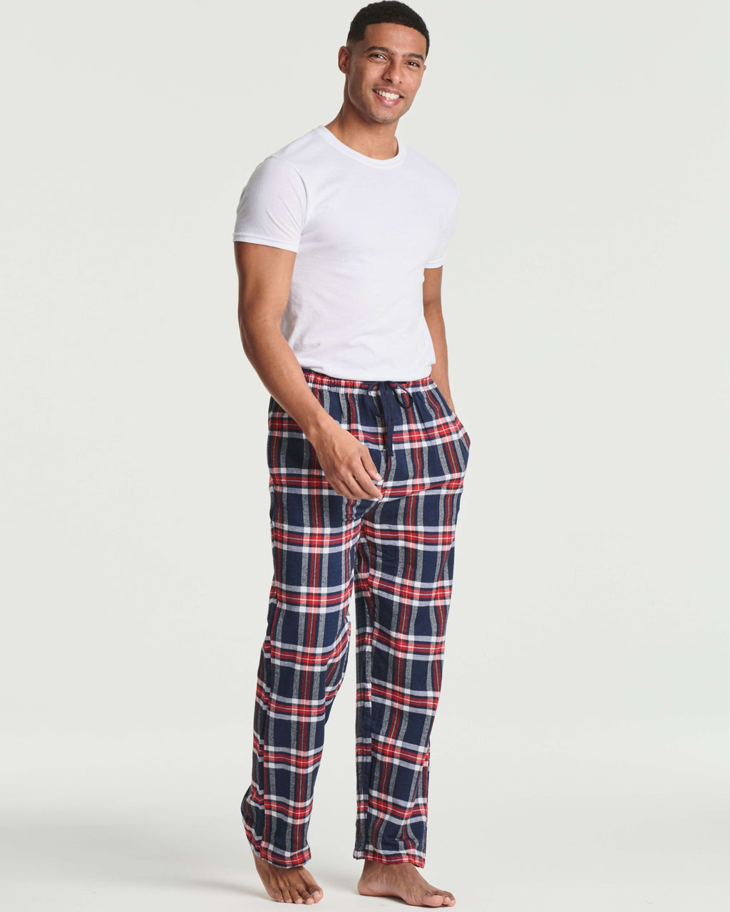 3 Pack: Mens Flannel Plaid Pajama Pants