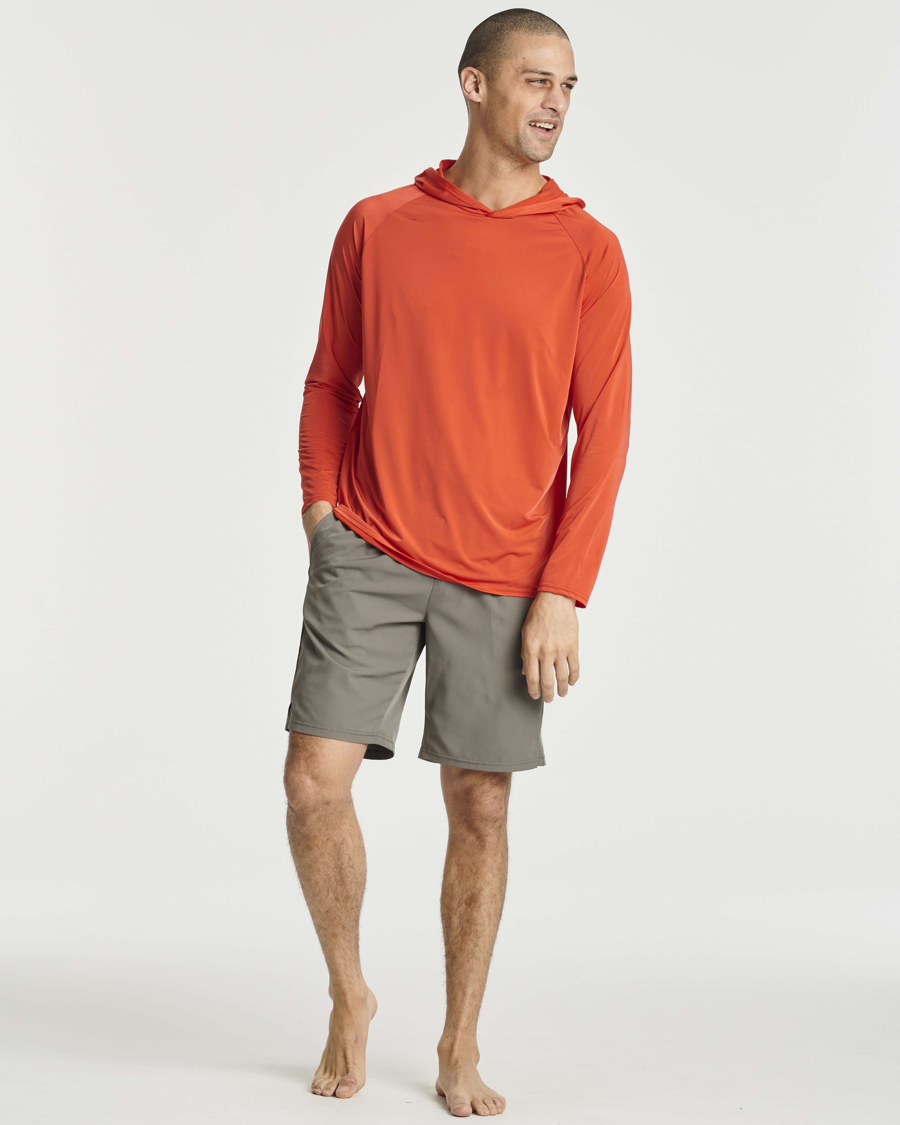 3 Pack: Men's Rash Guard Hoodie (Available In Big & Tall)