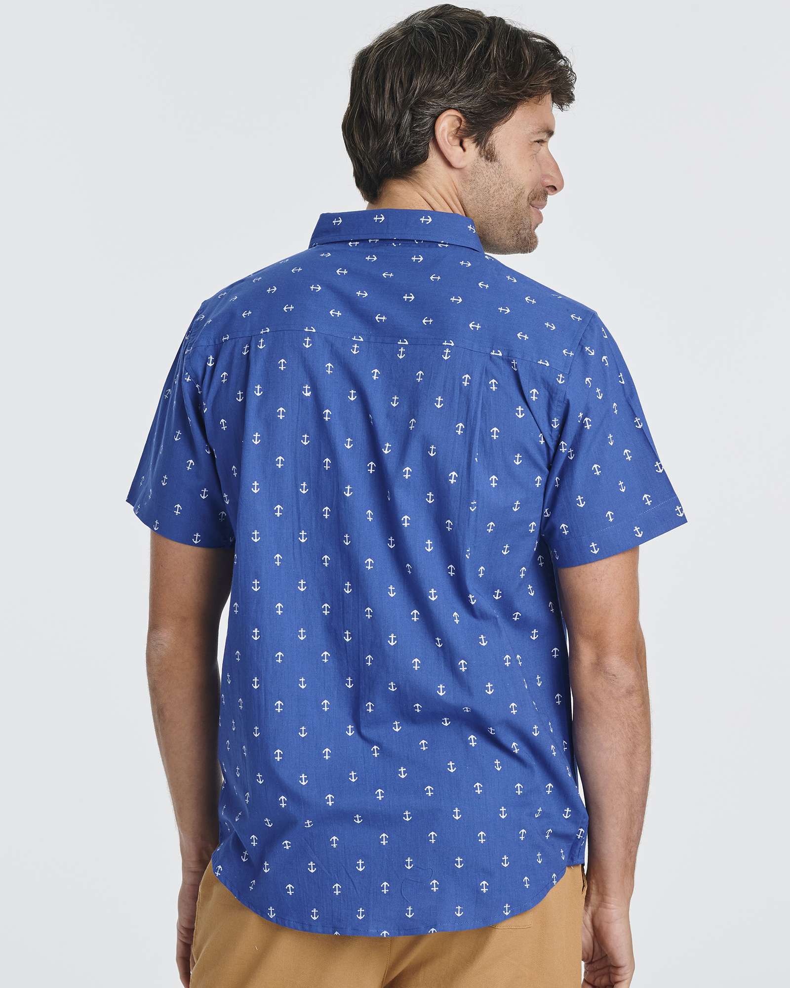 3 Pack: Men's Short-Sleeve Poplin Shirt (Available In Big & Tall)