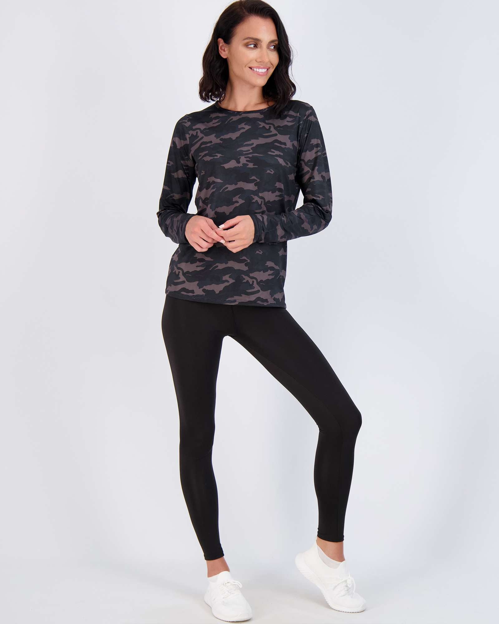 4 Pack: Womens Dry-Fit Active Long-Sleeve T-Shirt