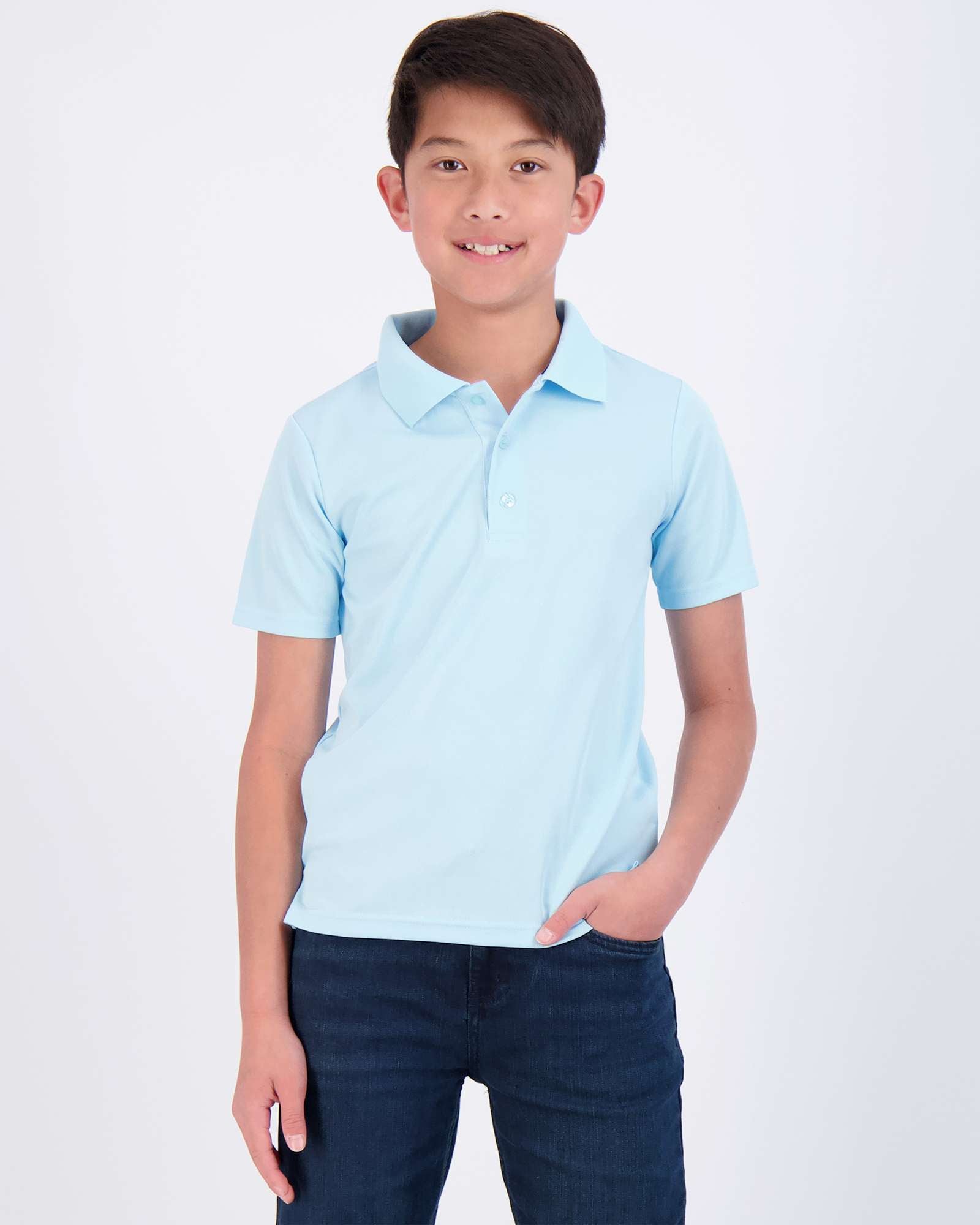 3 Pack: Boys' Short Sleeve Polo Shirt