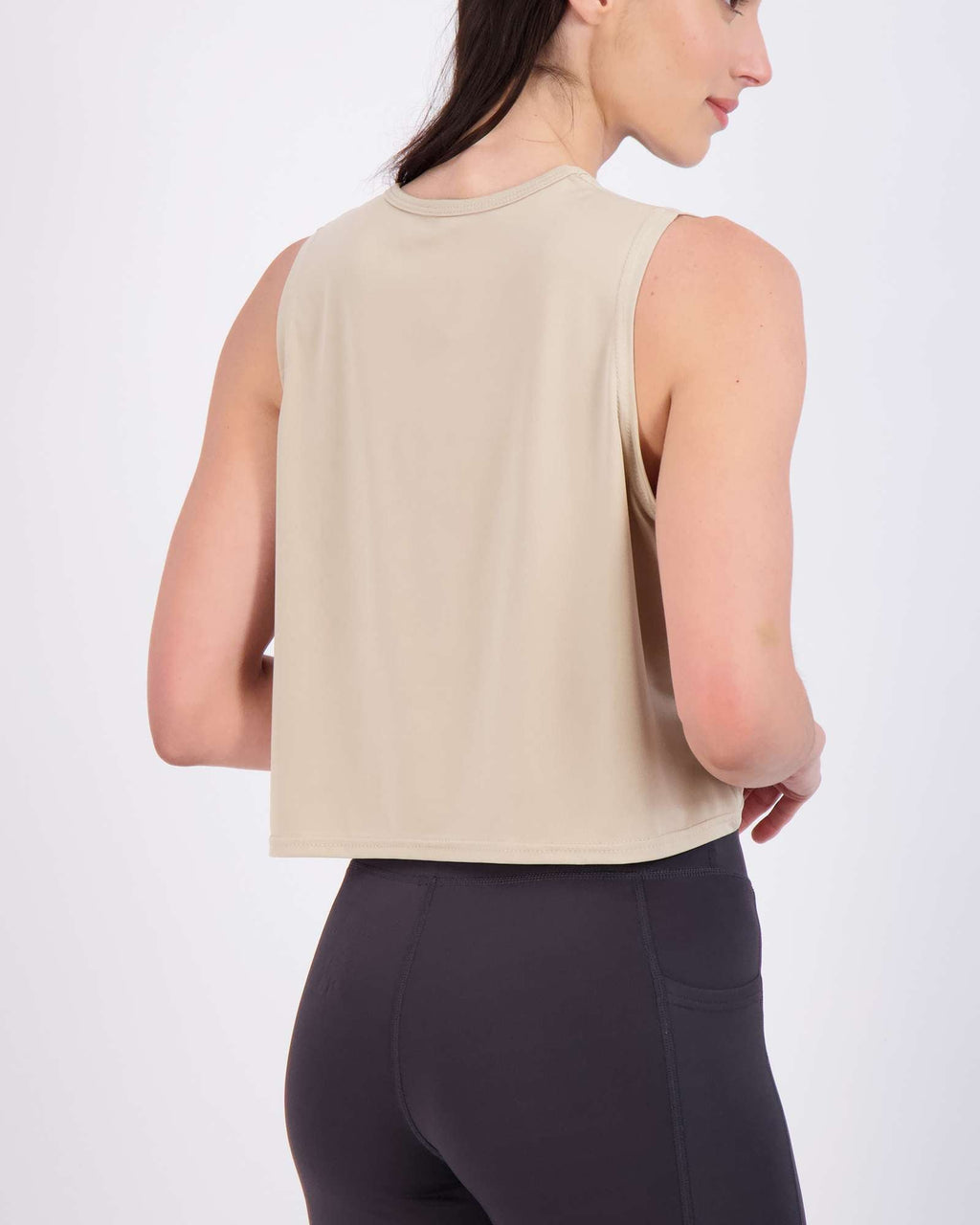 5 Pack: Women's Dry Fit Crop Tank Top