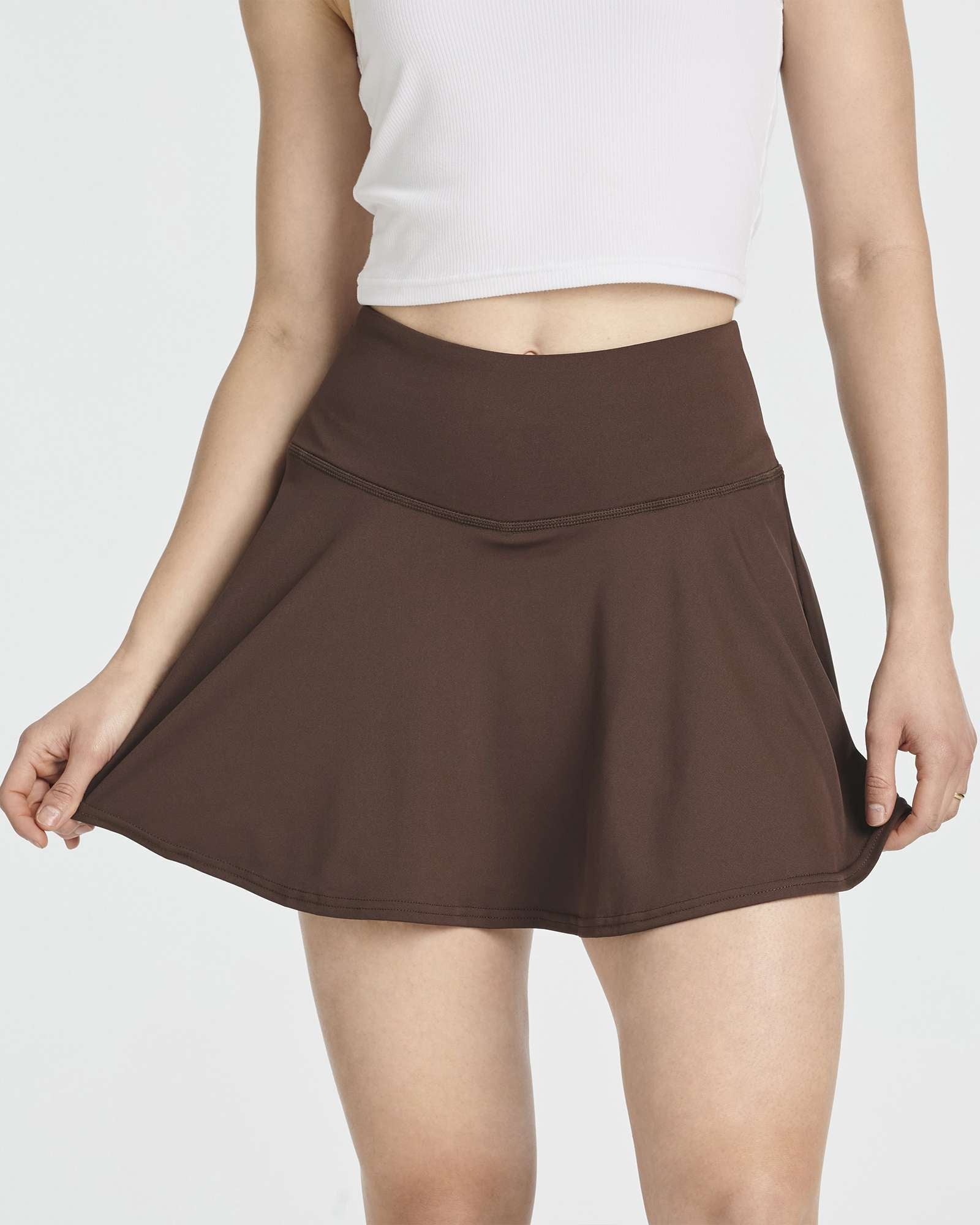 4 Pack: Women's High Waisted Tennis Skirts