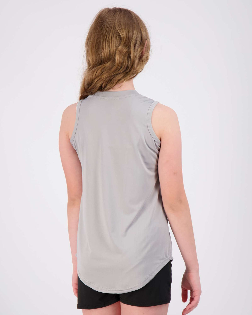 4 Pack: Girls Active Dry Fit Performance Tank Top