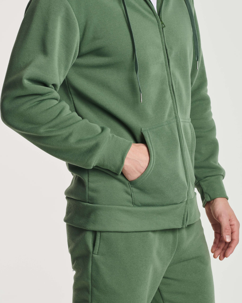 3 Pack: Mens Fleece Full Zip Hoodie Jacket