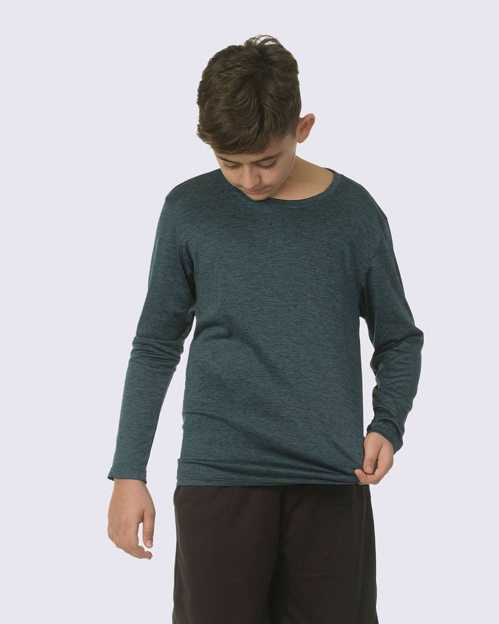 4 Pack: Boys Dry-Fit Active Long-Sleeve T-Shirt