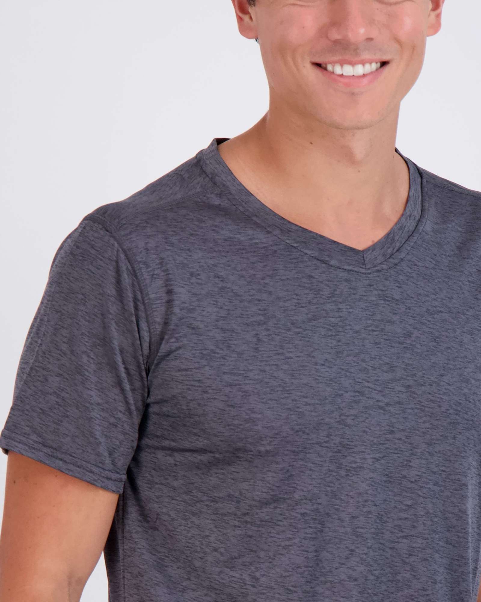 5 Pack: Men’s V-Neck Dry-Fit T-Shirt