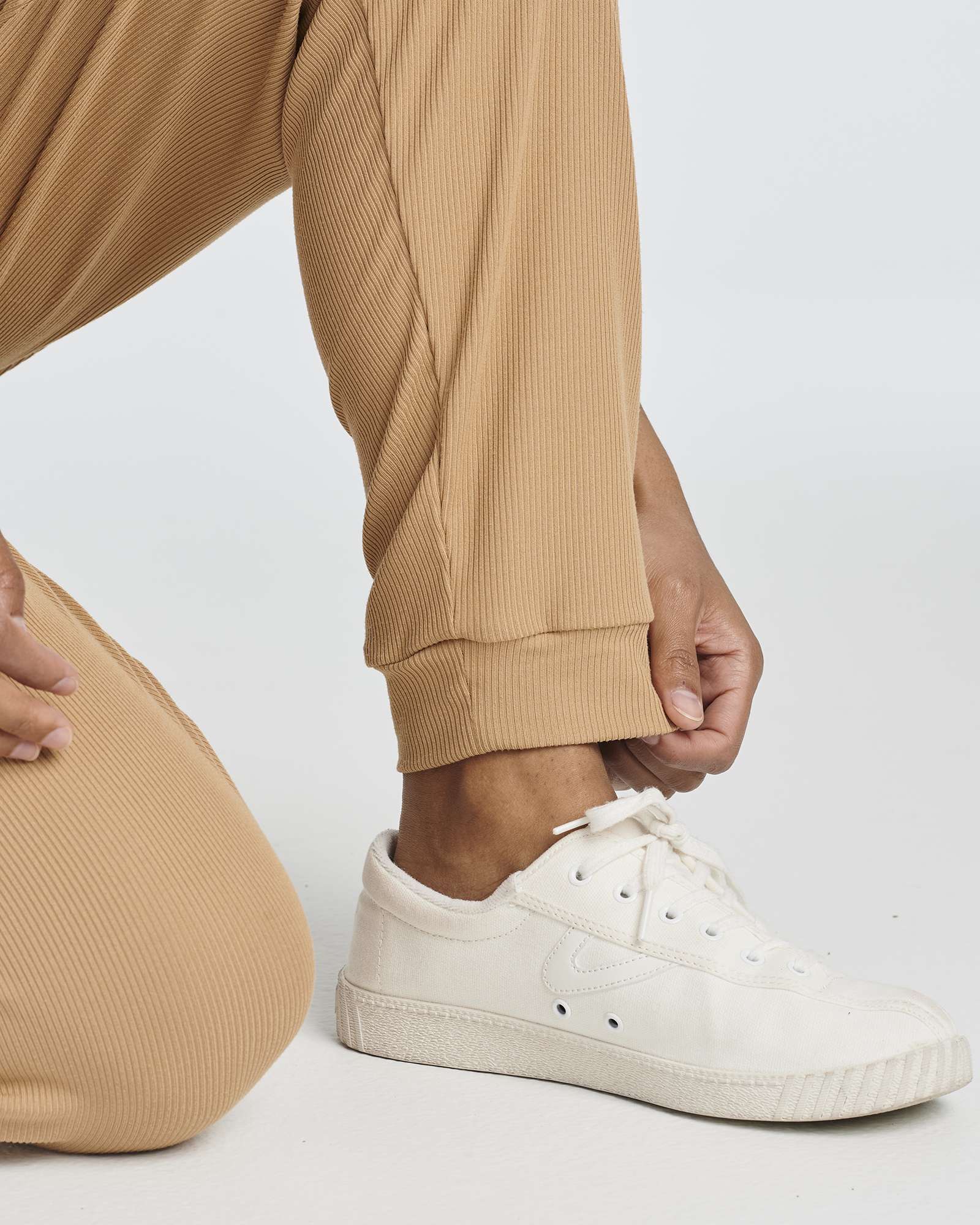 3 Pack: Women's Ribbed Lounge Jogger Sweatpants