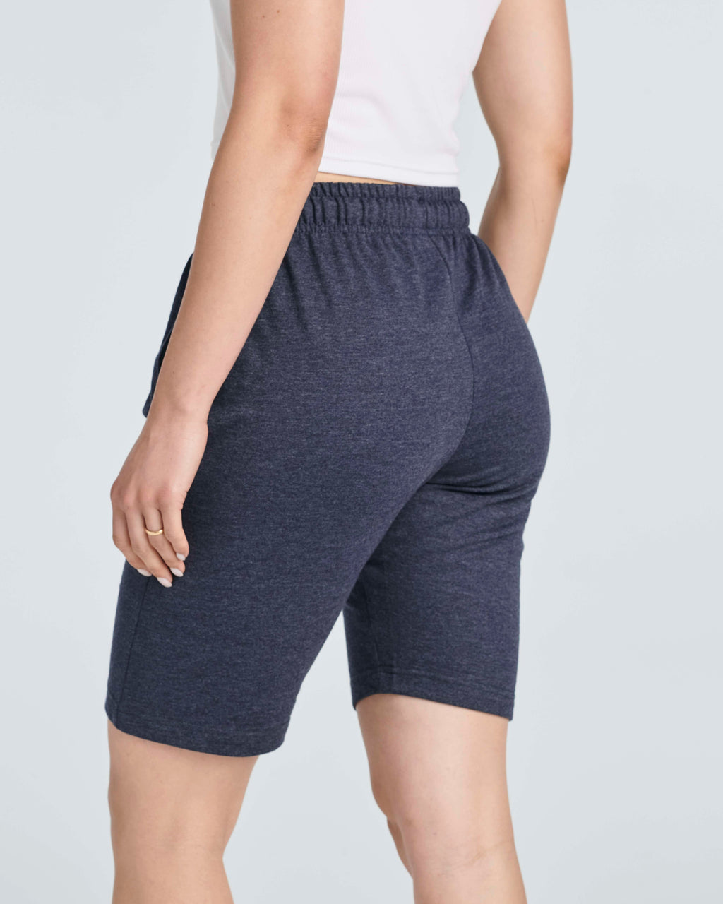 3 Pack: Womens French Terry 9" Bermuda Shorts