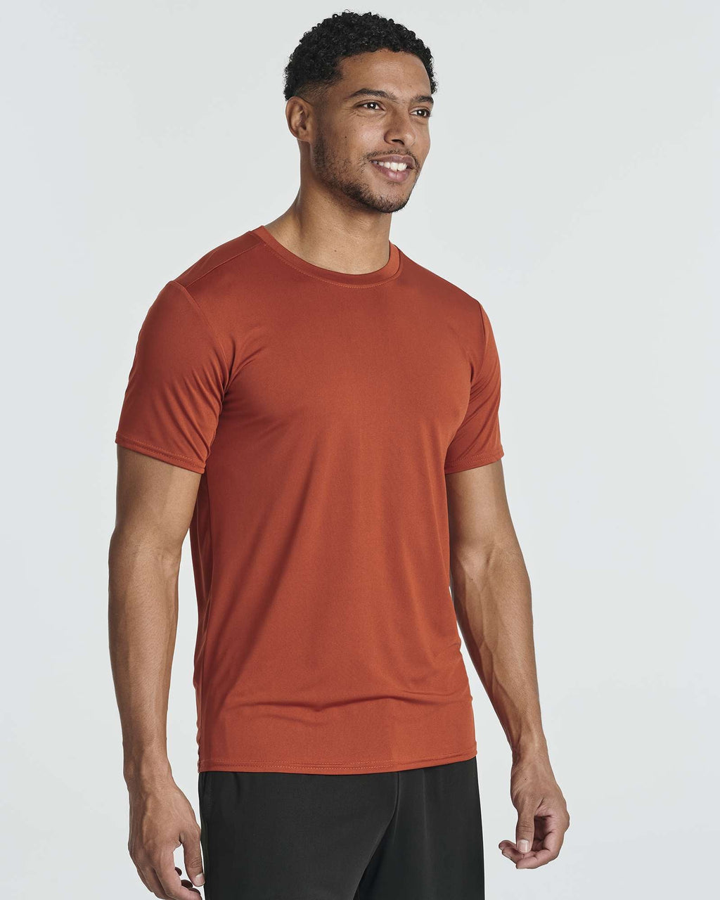 5 Pack: Mens Dry-Fit Active Crew Neck T-Shirt
