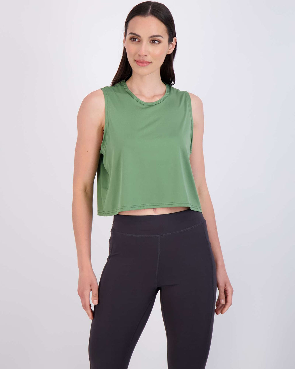5 Pack: Women's Dry Fit Crop Tank Top