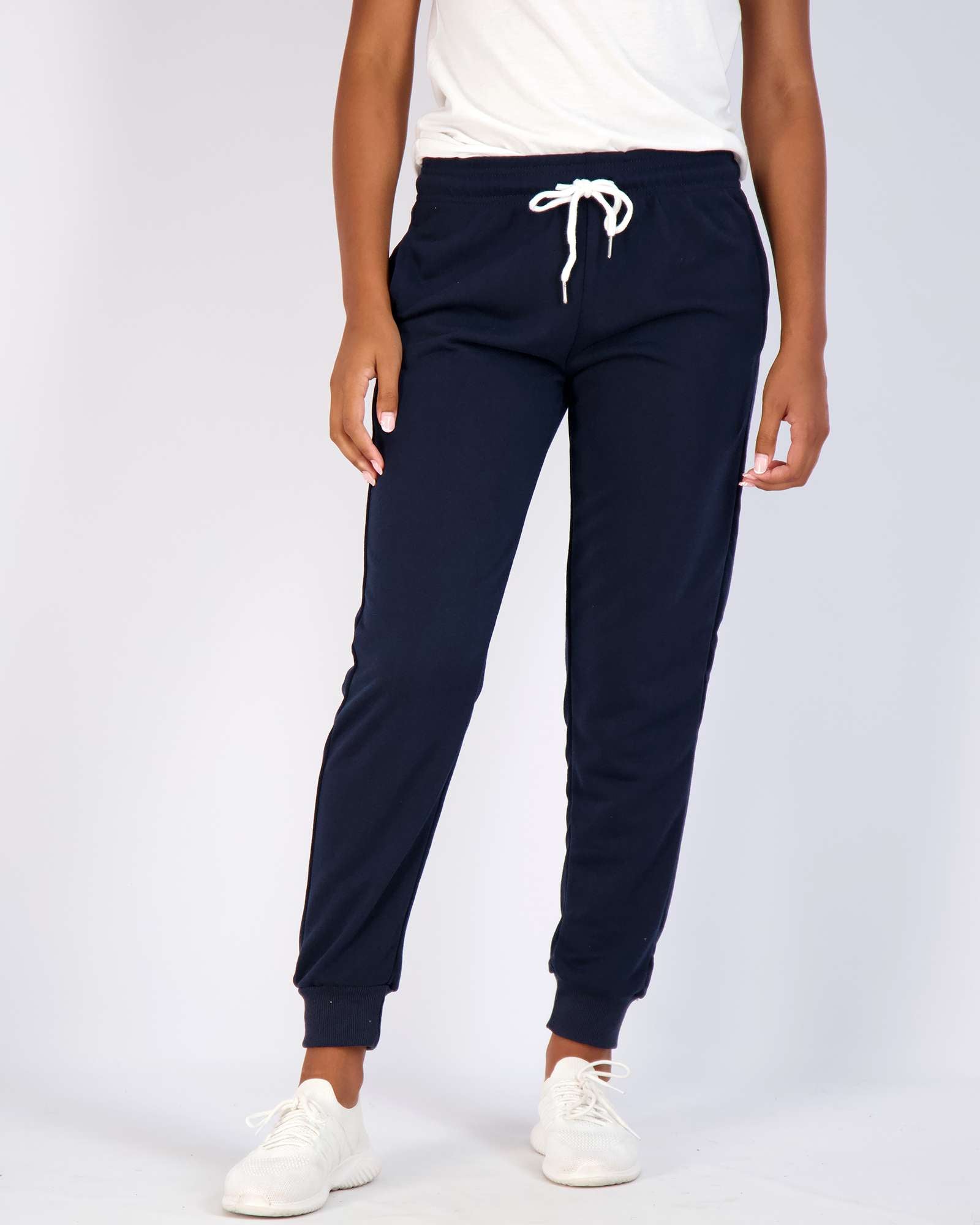3 Pack: Womens French Terry Lounge Jogger Sweatpants