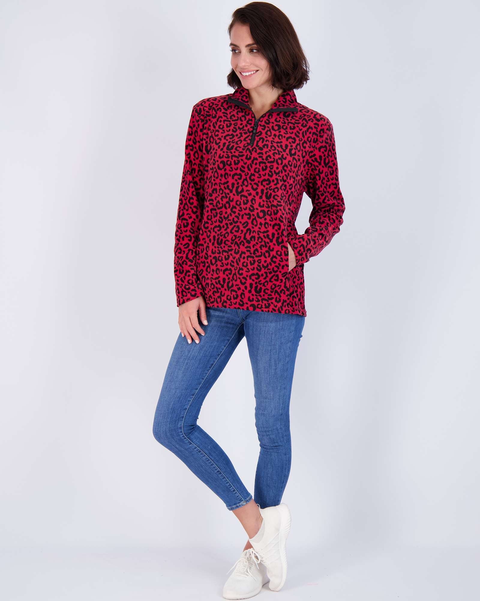 2 Pack: Women's Polar Fleece Long-Sleeve Quarter Zip Winter Jacket (Available in Plus Size)