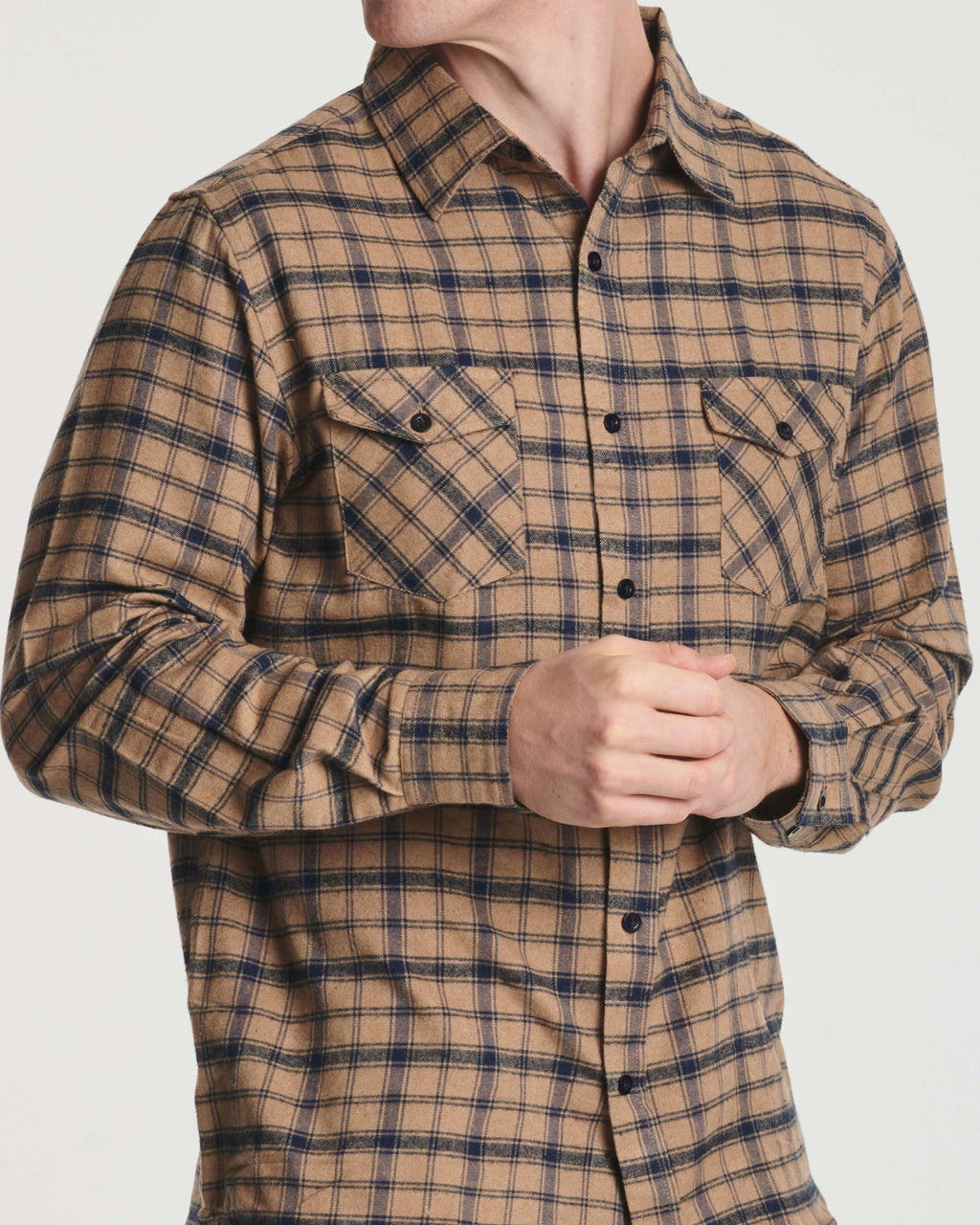3 Pack: Men's Long-Sleeve Flannel Shirt