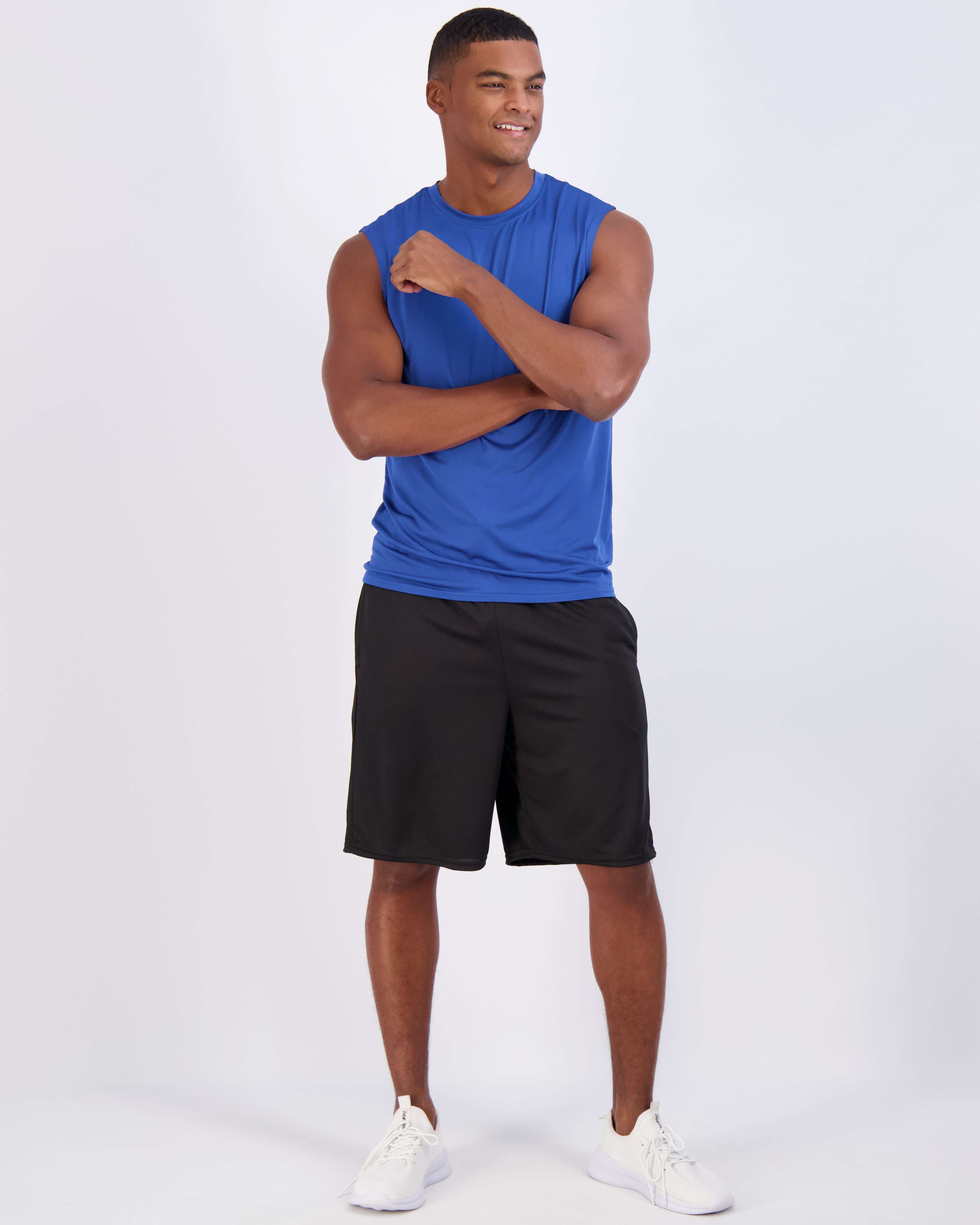 5 Pack: Mens Dry-Fit Active Tech Tank Top