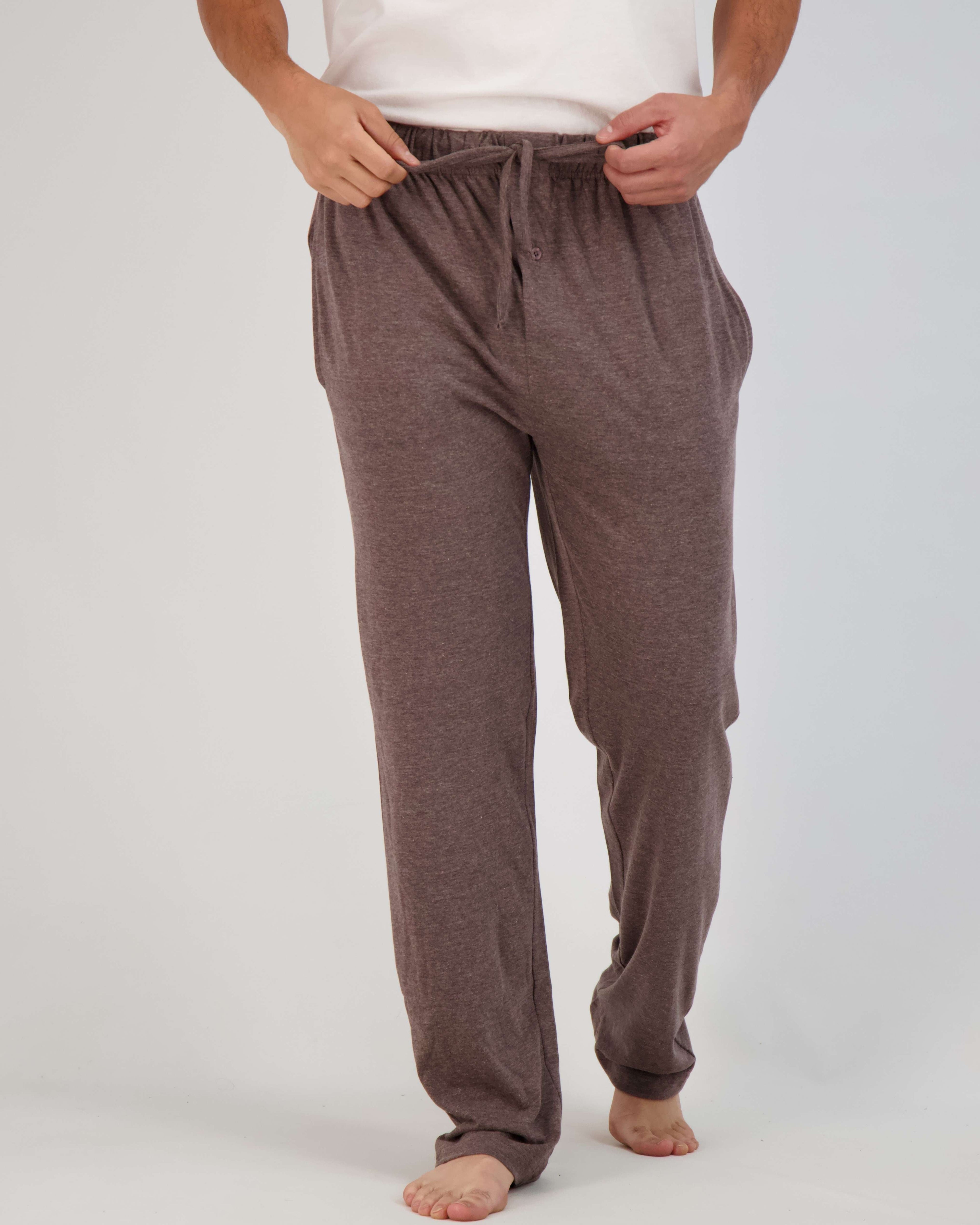 3 Pack: Mens Cotton Pajama Lounge Pants
