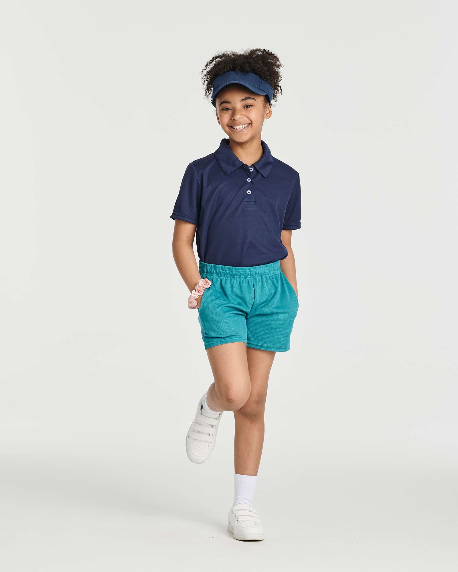 3 Pack: Girls' Short Sleeve Performance Polo