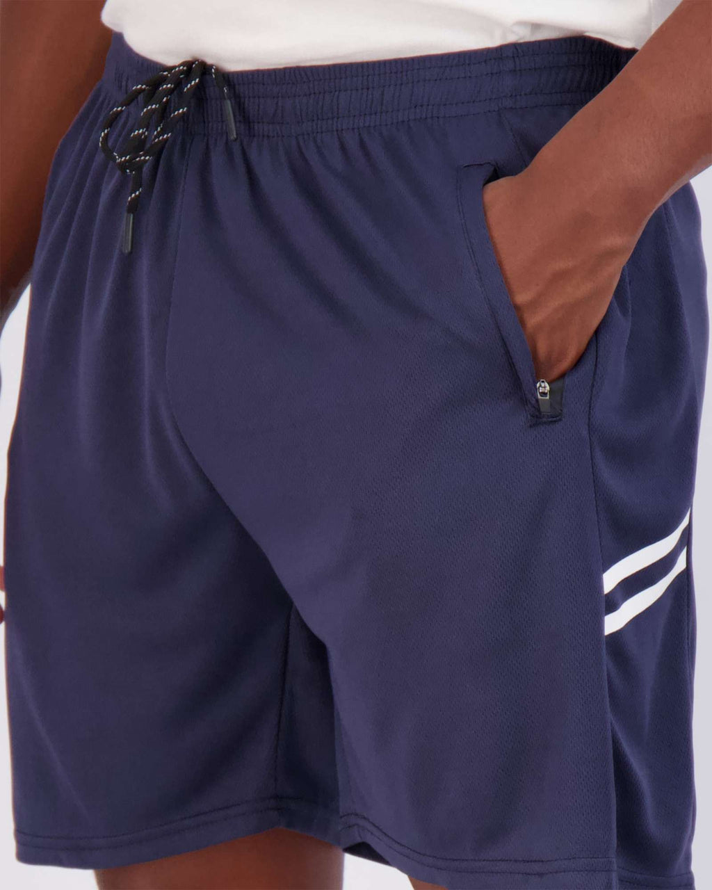 4 Pack: 7" Athletic Running Quick Dry Mesh Shorts with Zipper Pockets (Available In Big & Tall)