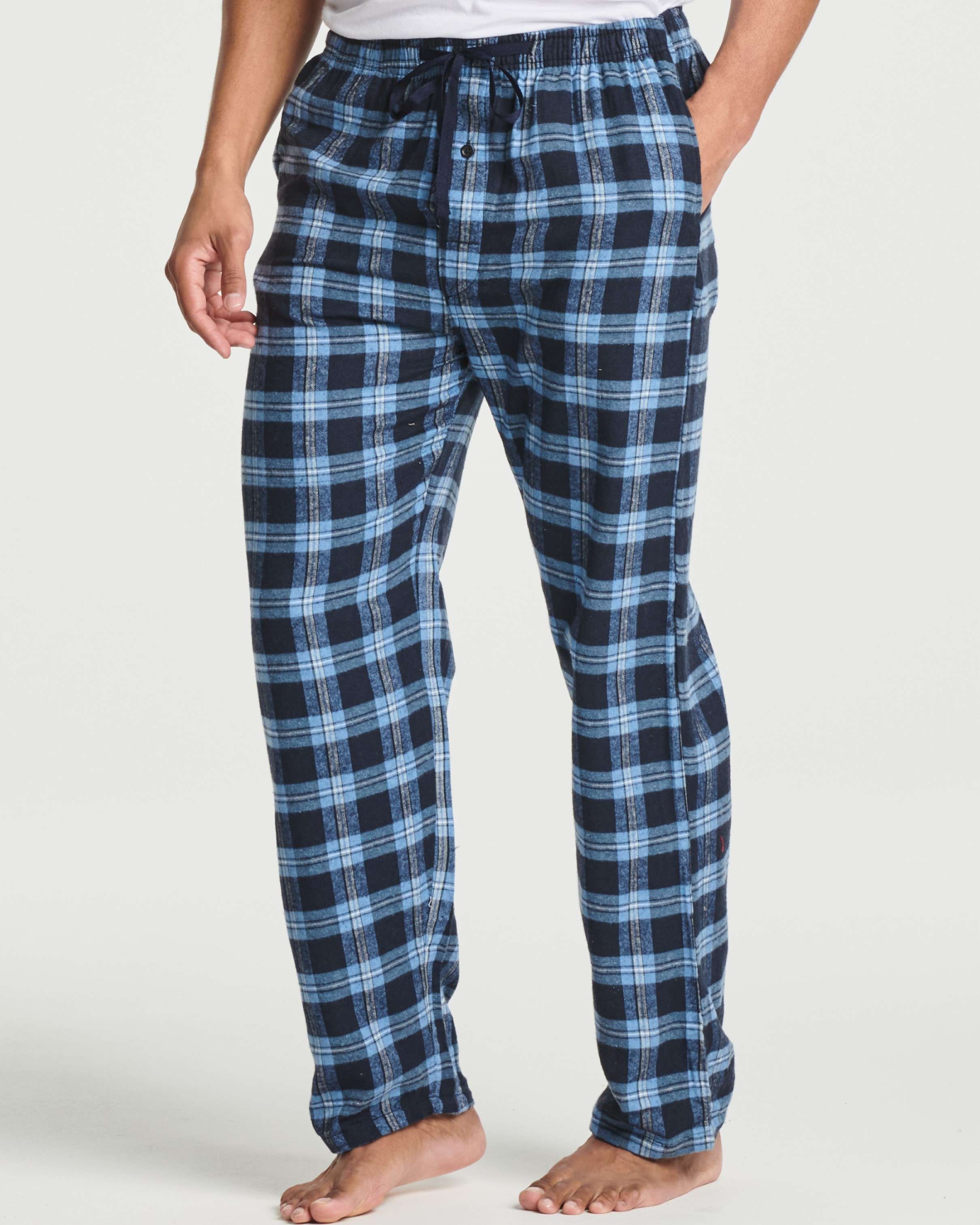 3 Pack: Mens Flannel Plaid Pajama Pants
