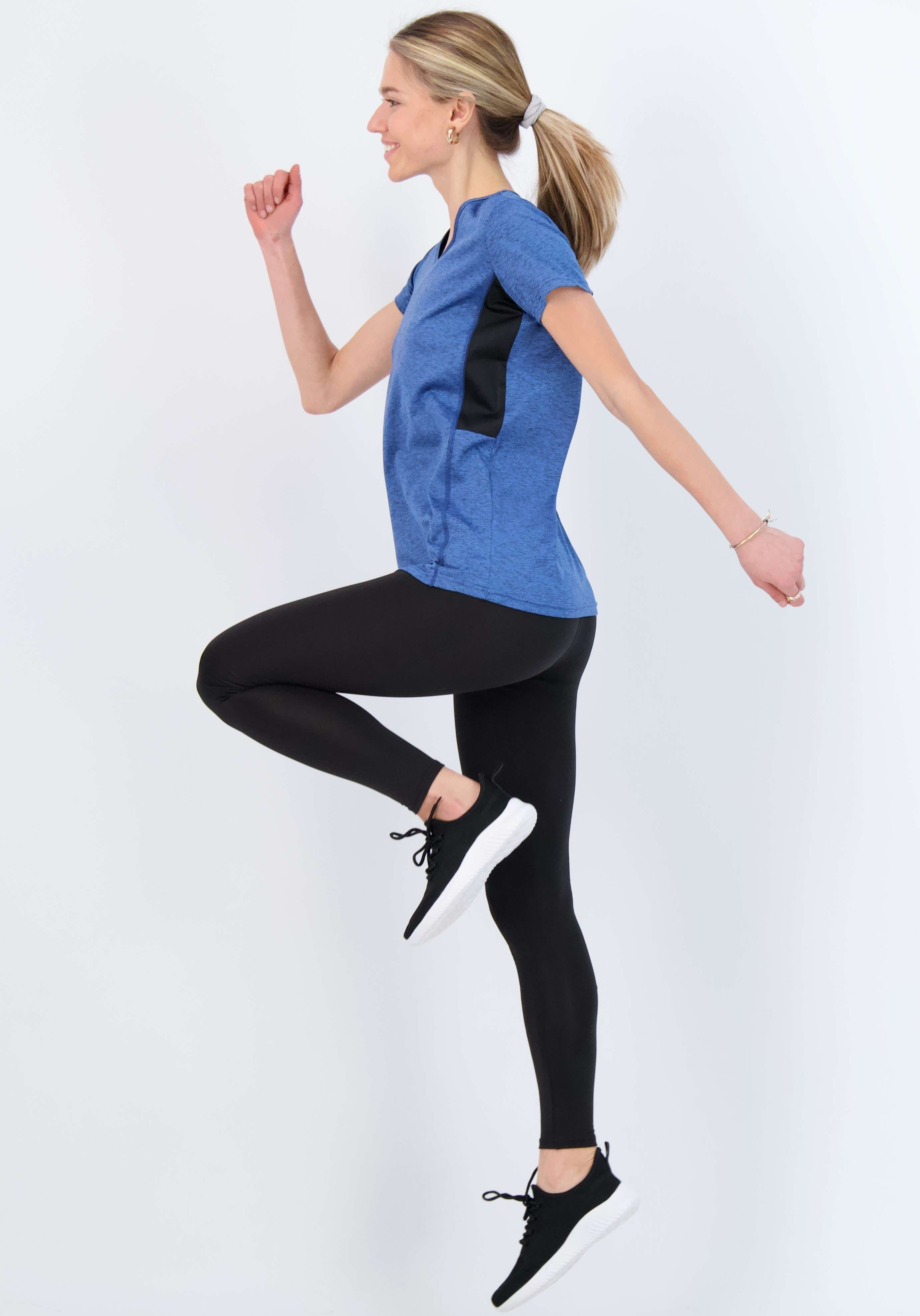 5 Pack: Womens Dry Fit Short-Sleeve Crew Neck Active T-Shirt