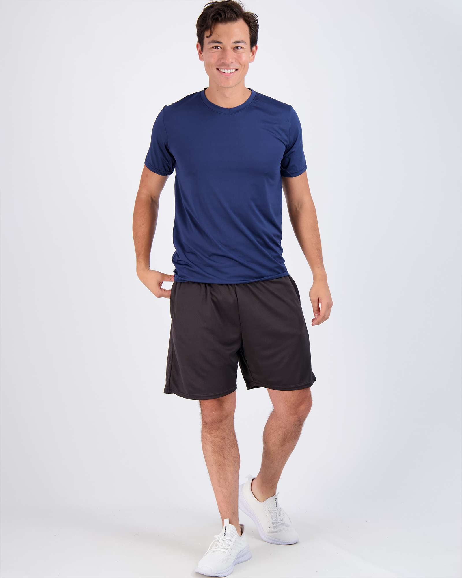 5 Pack: Men’s V-Neck Dry-Fit T-Shirt