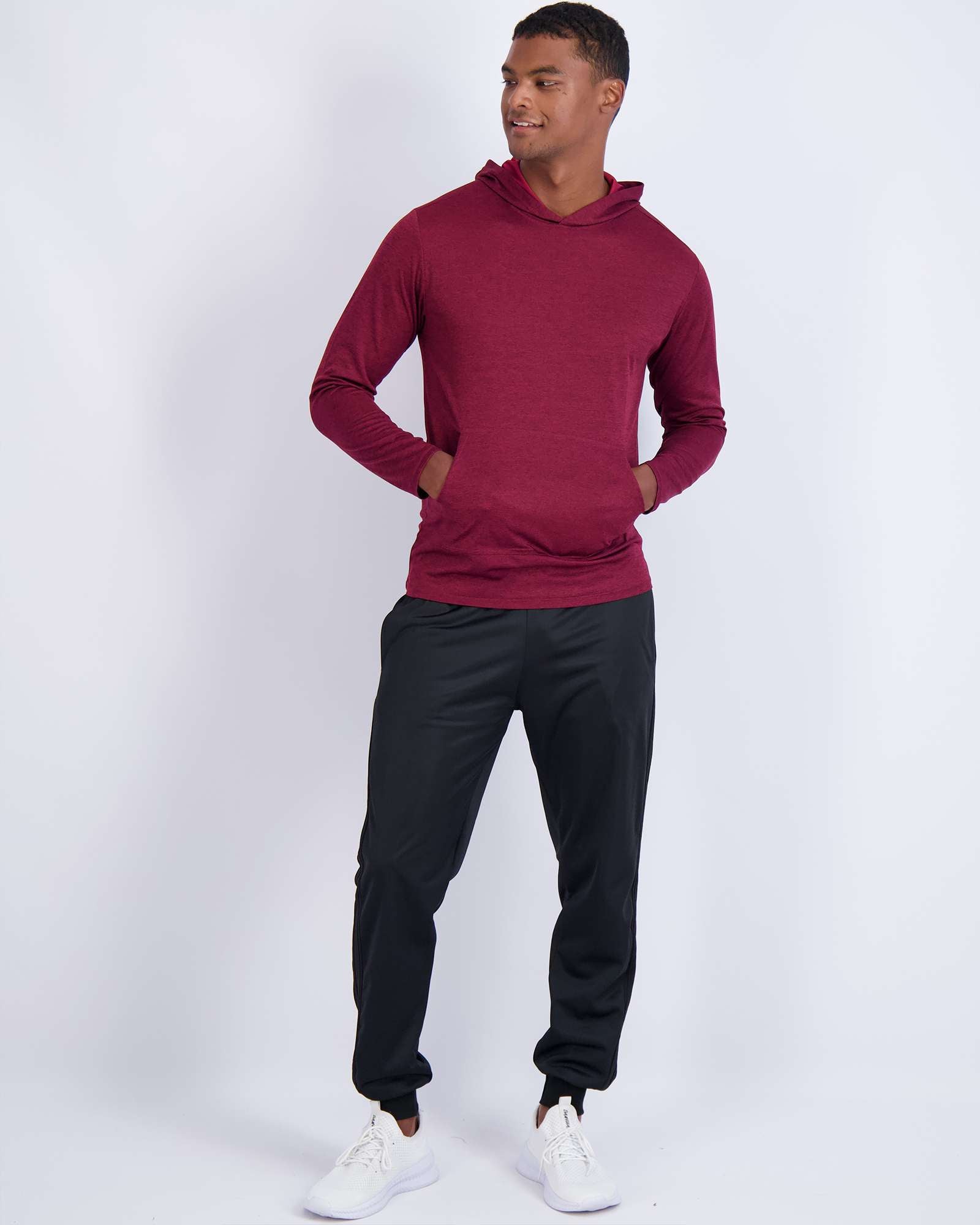 3 Pack: Mens Mesh Pullover Hoodie