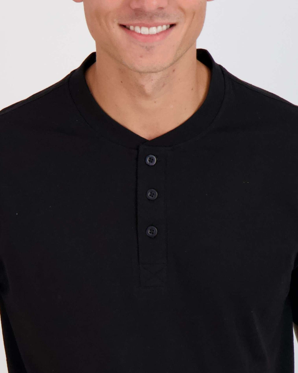 3 Pack: Mens Cotton Short Sleeve Henley T-Shirt