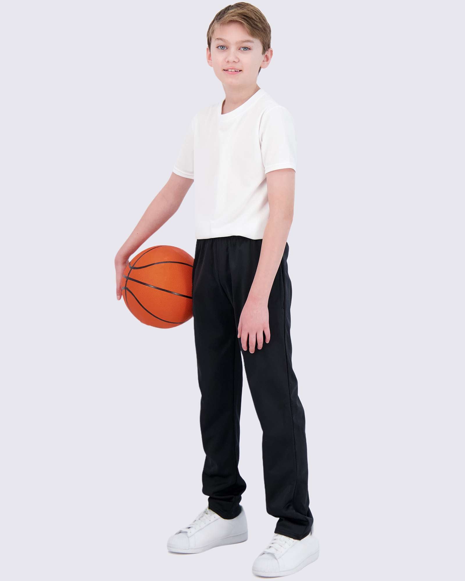 3 Pack: Boys Tricot Open Bottom Fleece-Lined Sweatpants