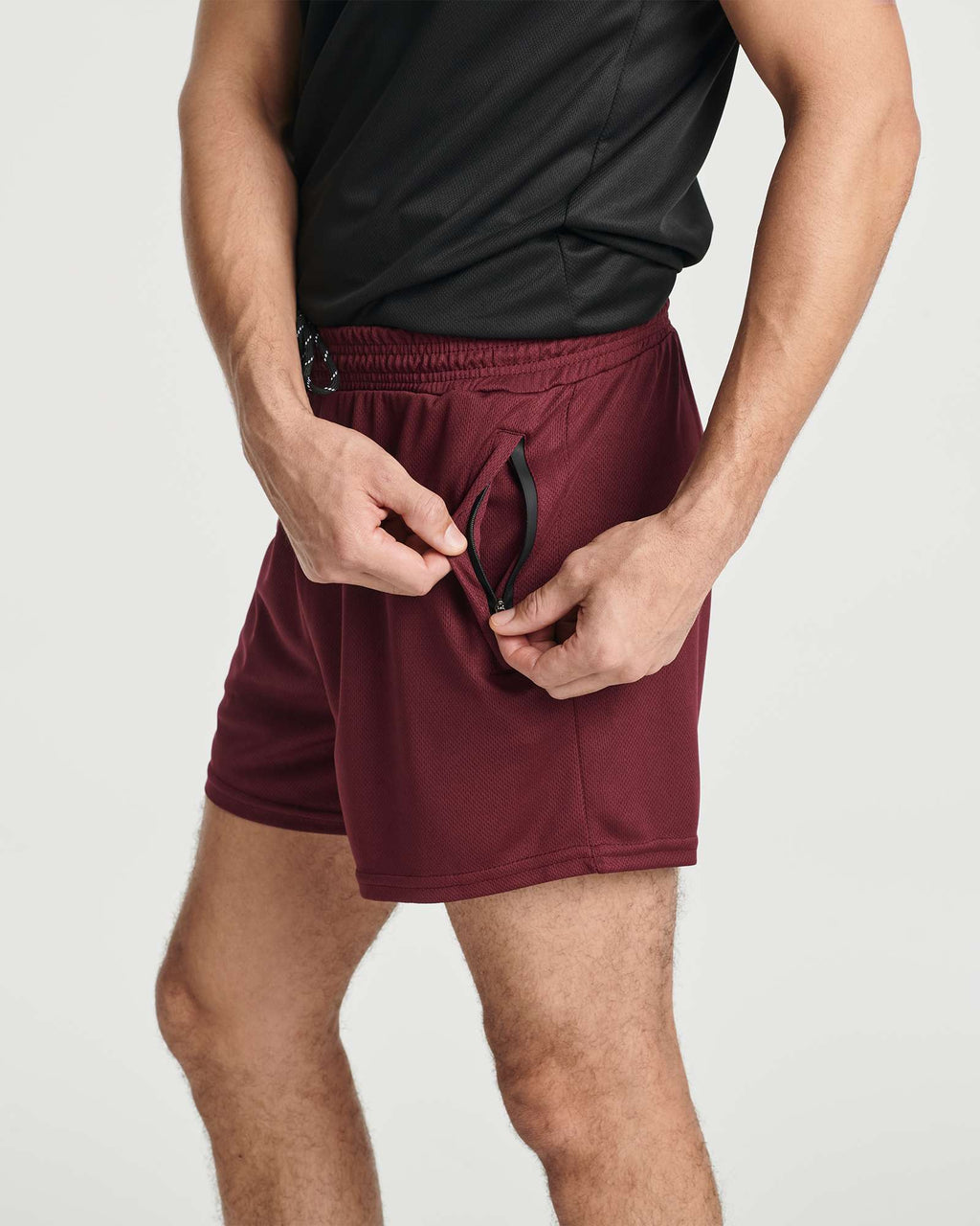 4 Pack: Men's 3" Mesh Running Shorts