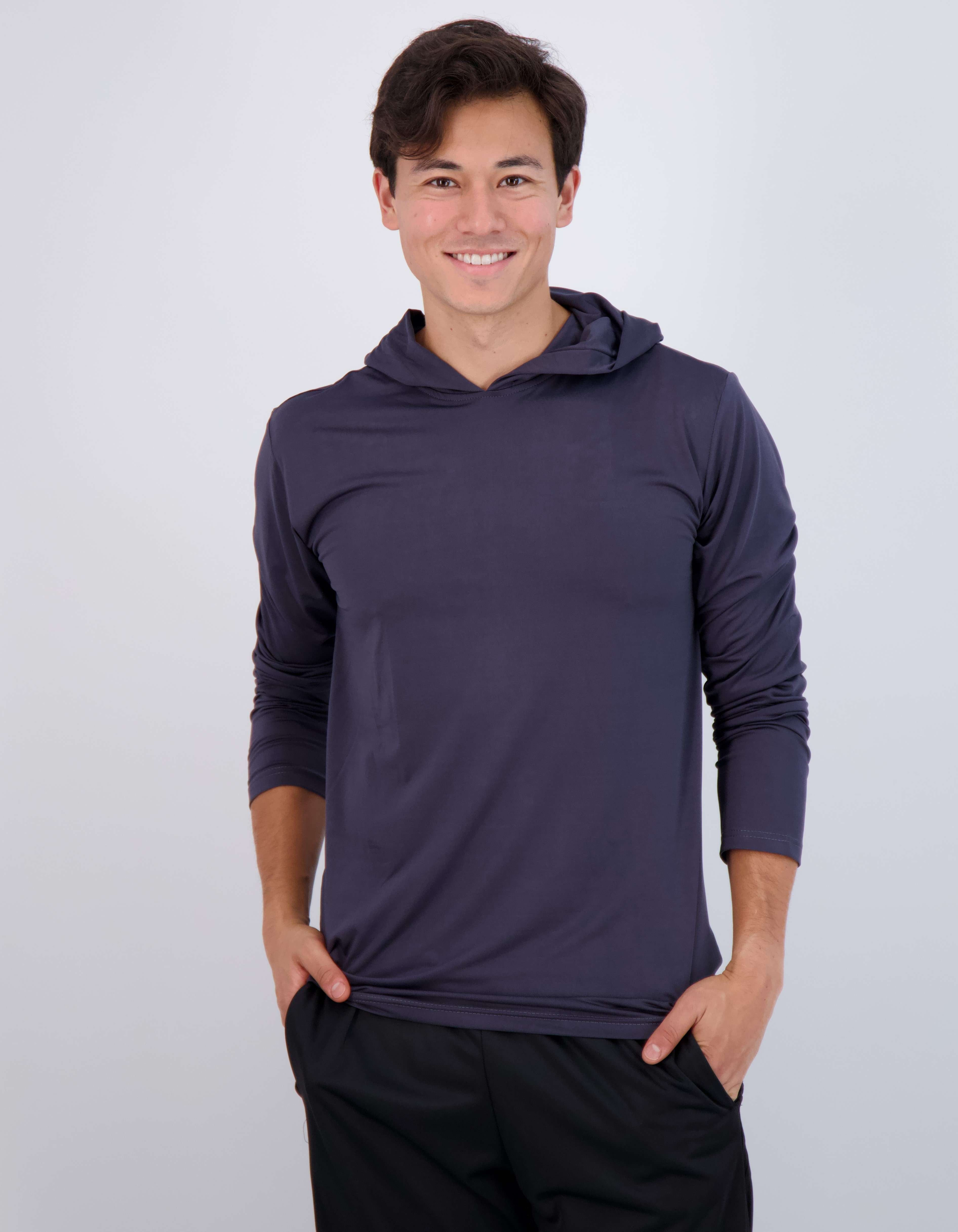 3 Pack: Mens Dry Fit Active Hoodie Pullover Sweatshirt