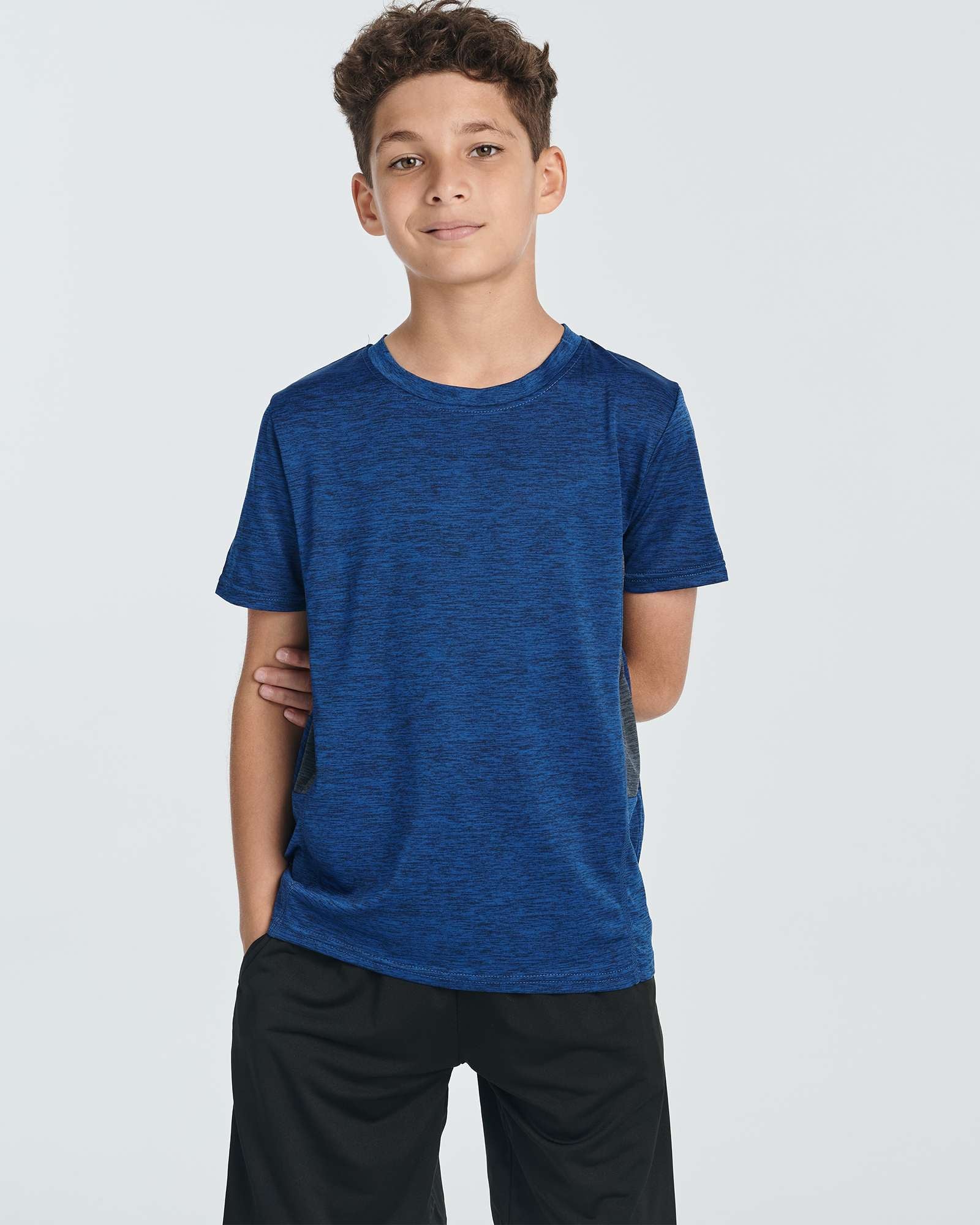 5 Pack: Boys Dry Fit Active Short-Sleeve T-Shirt