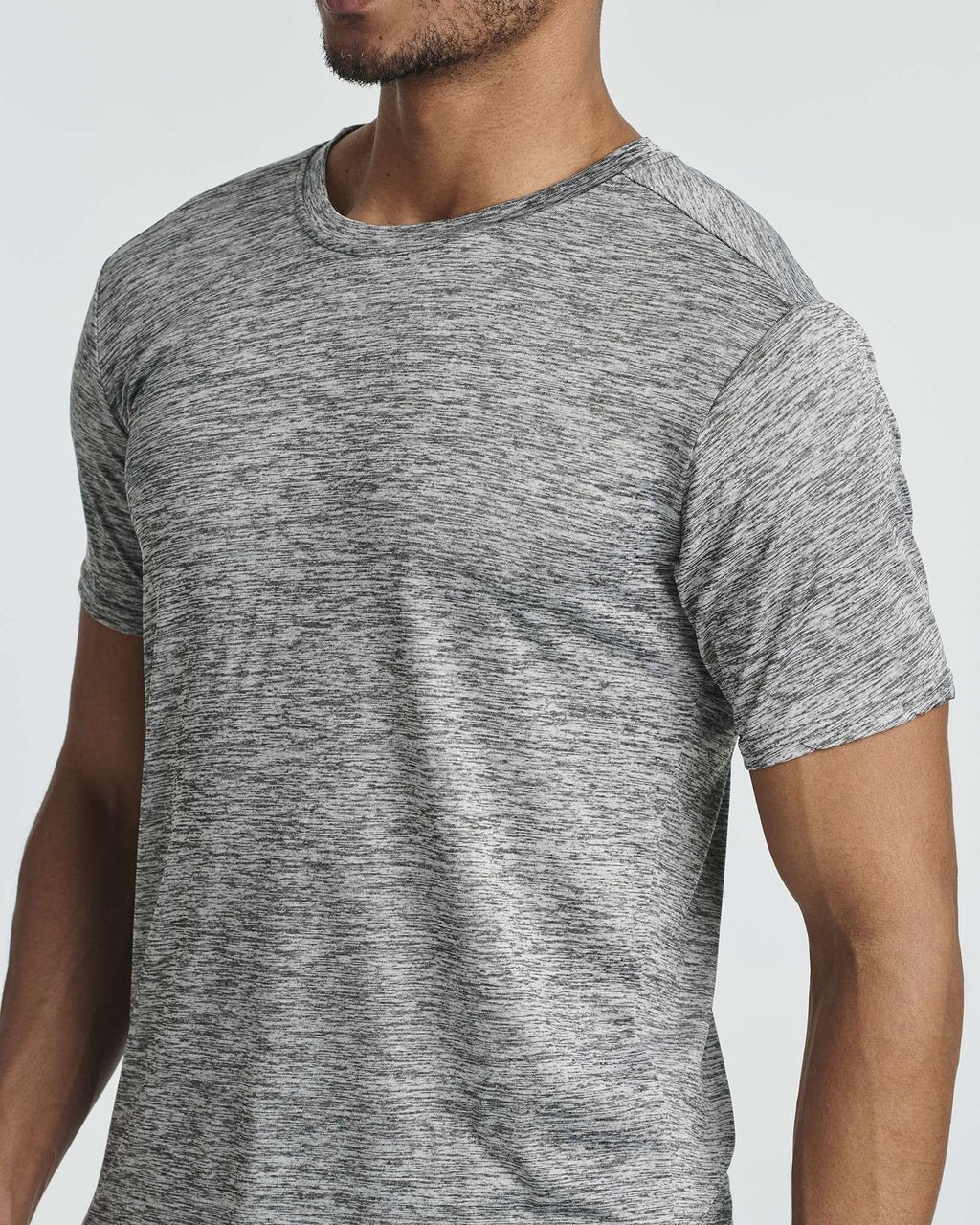 5 Pack: Mens Dry-Fit Active Crew Neck T-Shirt