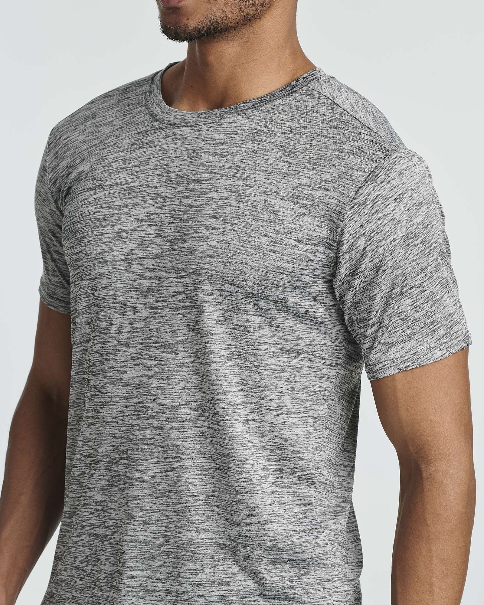 5 Pack: Mens Dry-Fit Active Crew Neck T-Shirt