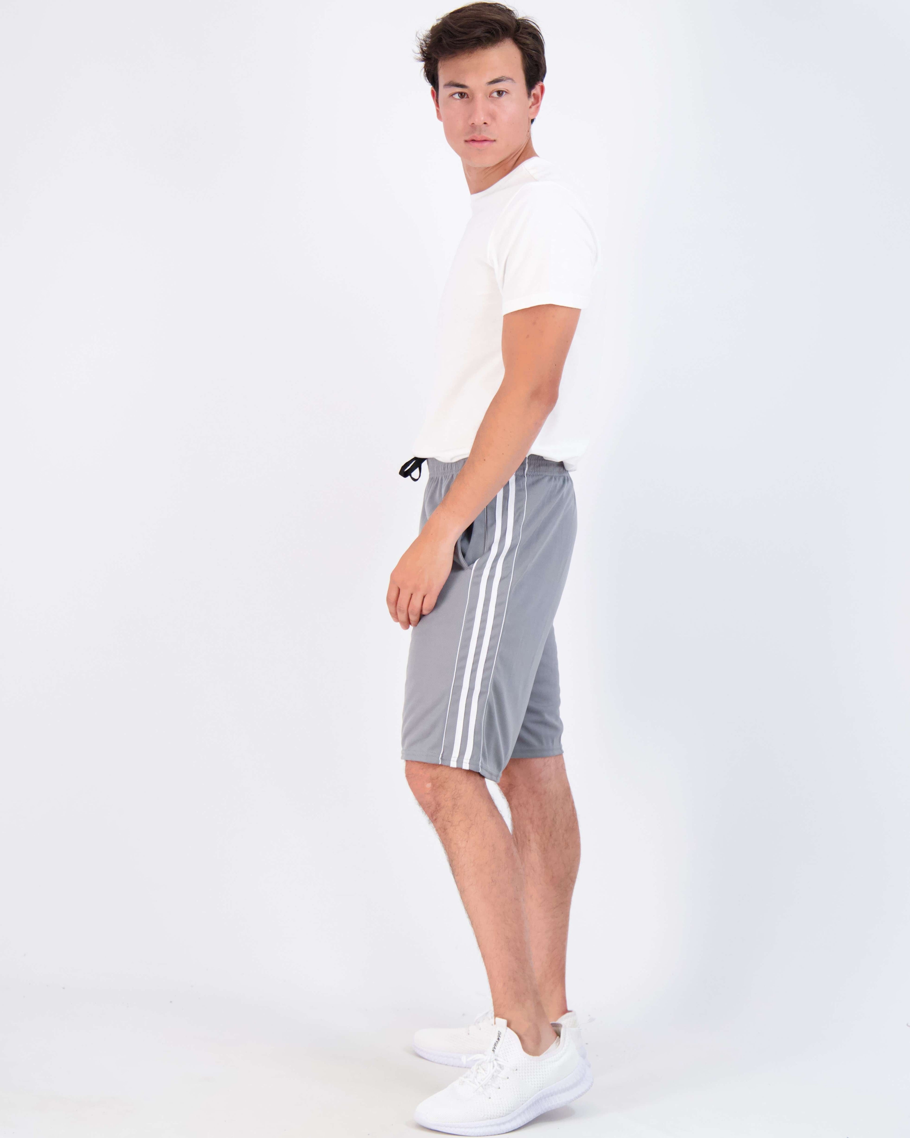 5 Pack: Men's Mesh Athletic Gym Shorts