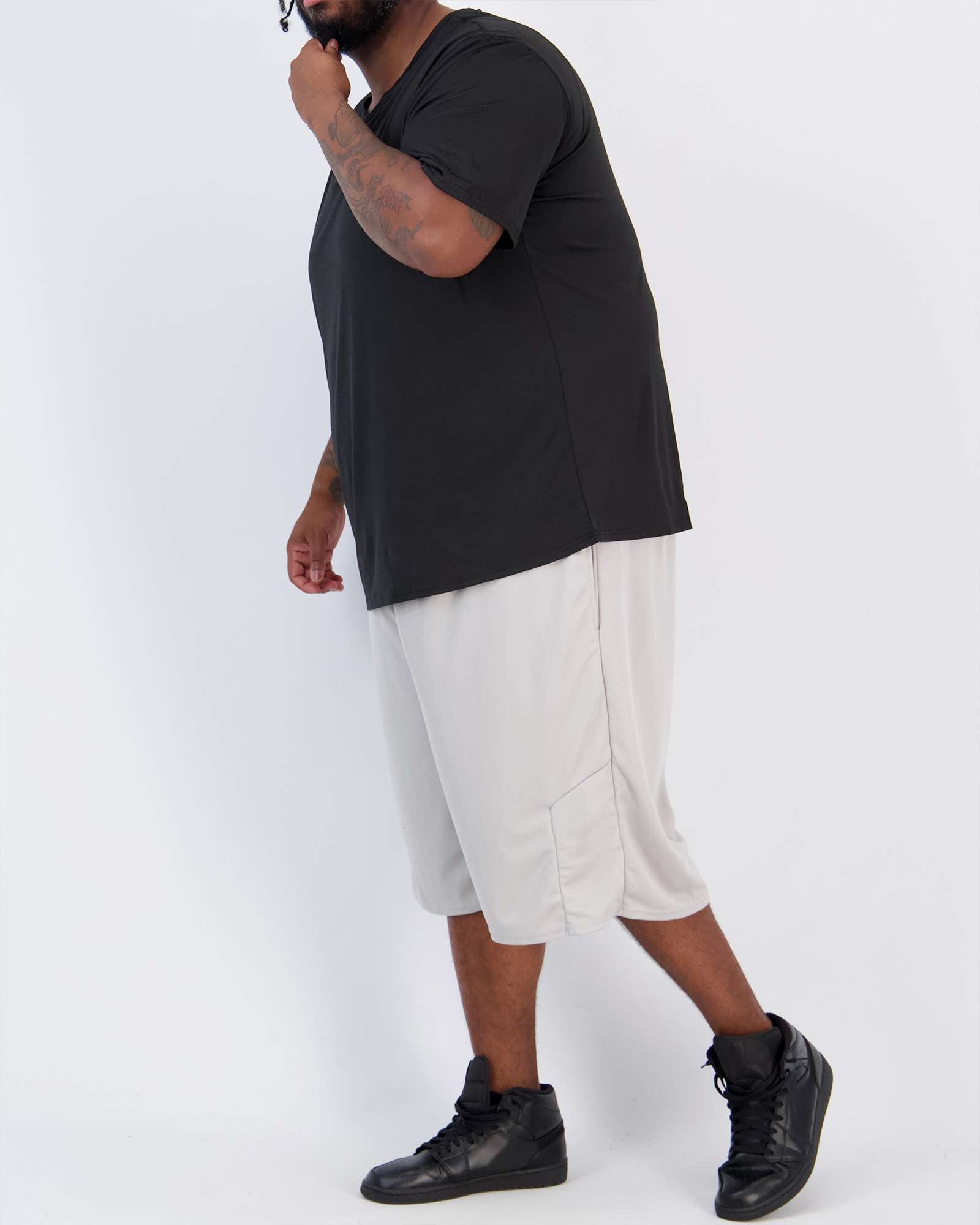 3 Pack: Men’s Big & Tall Dry-Fit Short-Sleeve Crew Neck T-Shirt