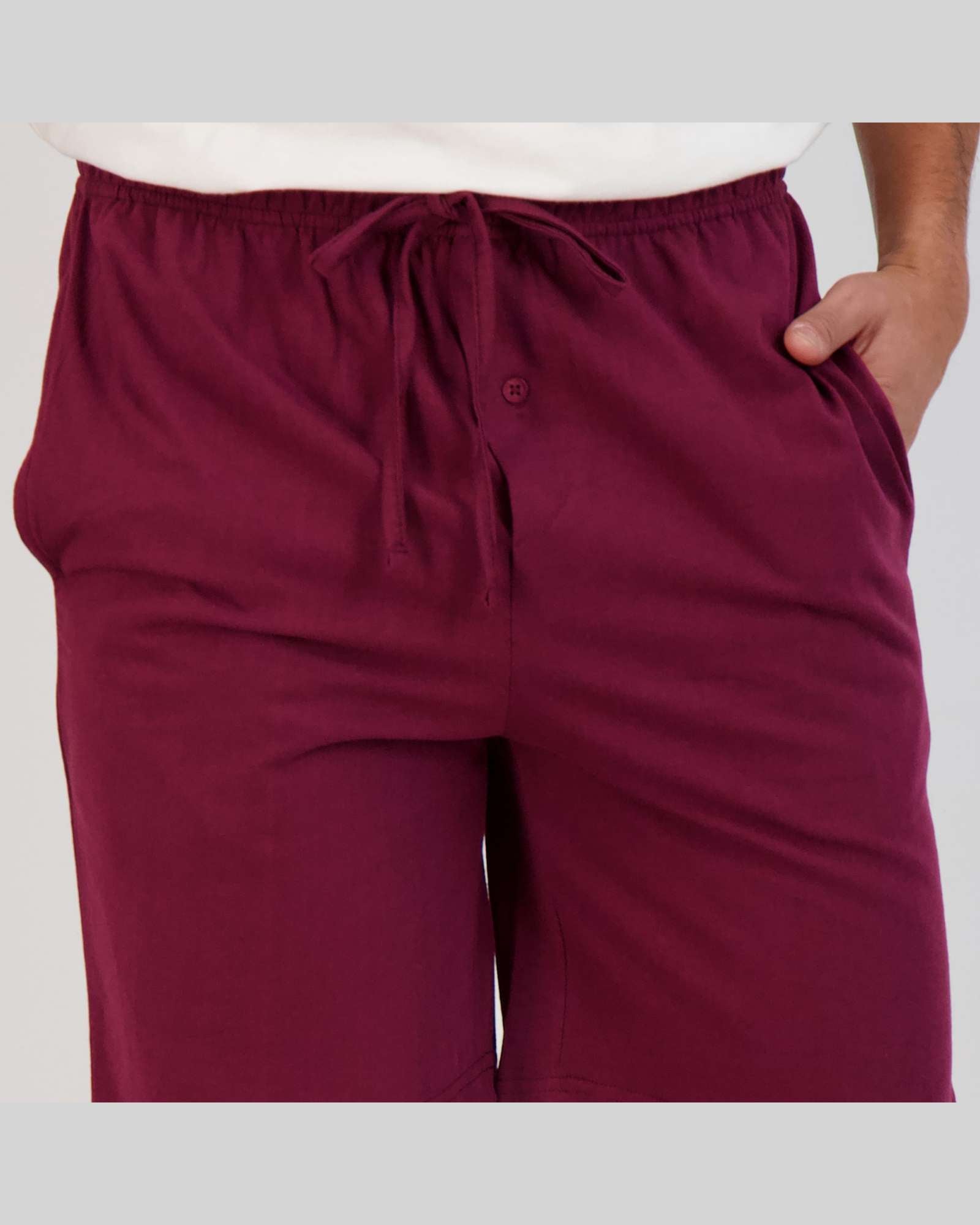 3 Pack:Mens Cotton Sleep Pajama Lounge Shorts
