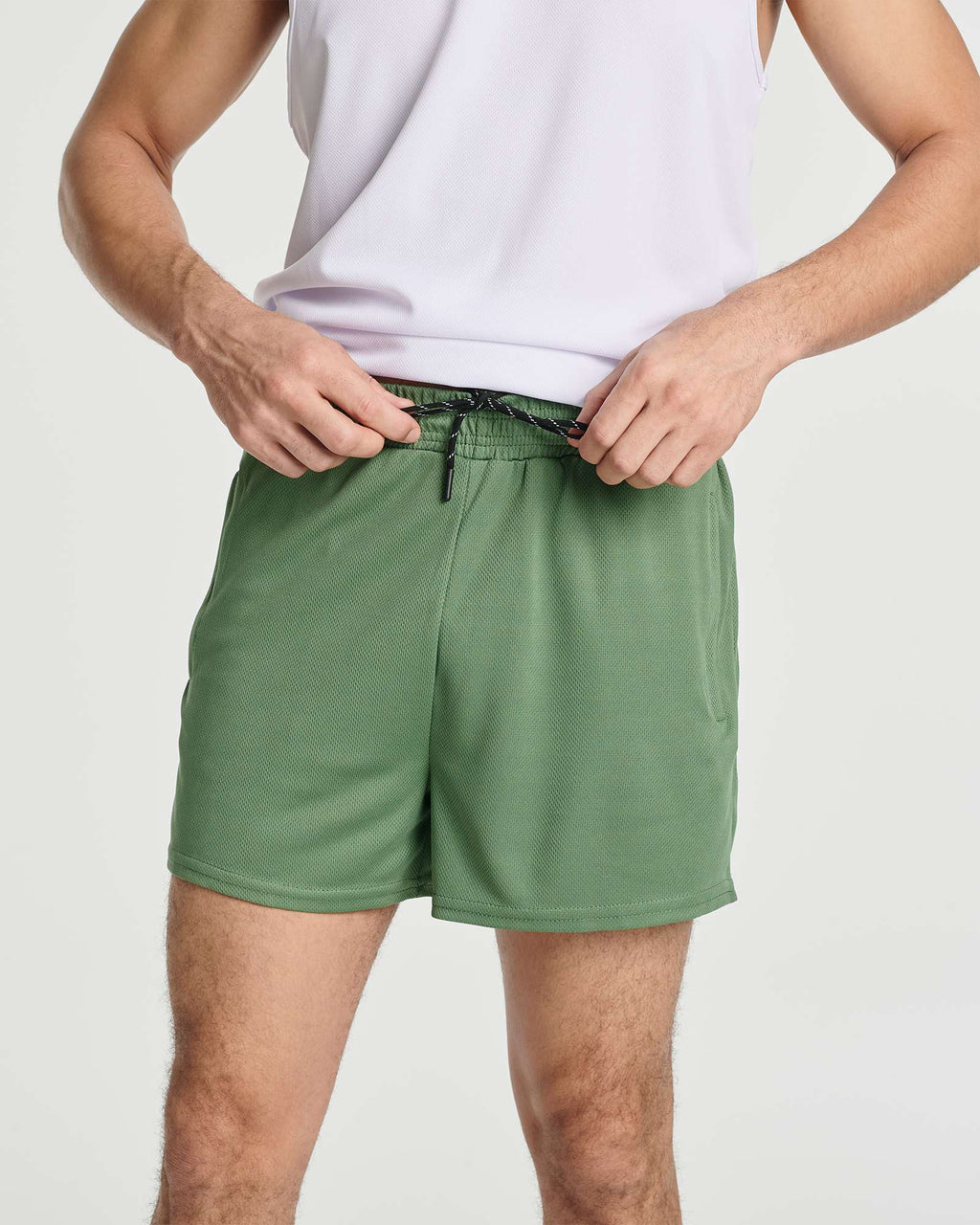 4 Pack: Men's 3" Mesh Running Shorts