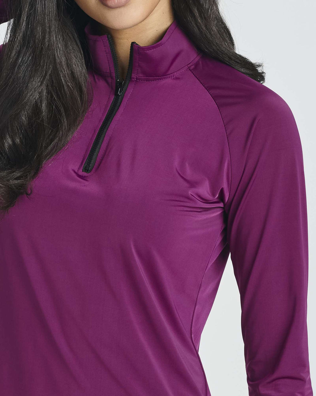 3 Pack: Women's 1/4 Zip Rash Guard Long Sleeve Swim Shirt