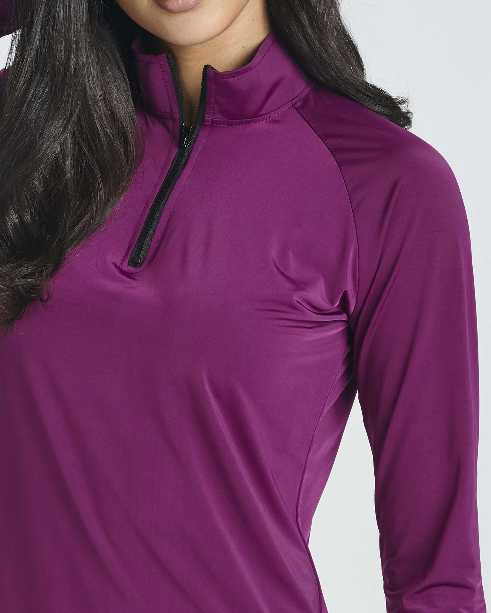 3 Pack: Women's 1/4 Zip Rash Guard Long Sleeve Swim Shirt
