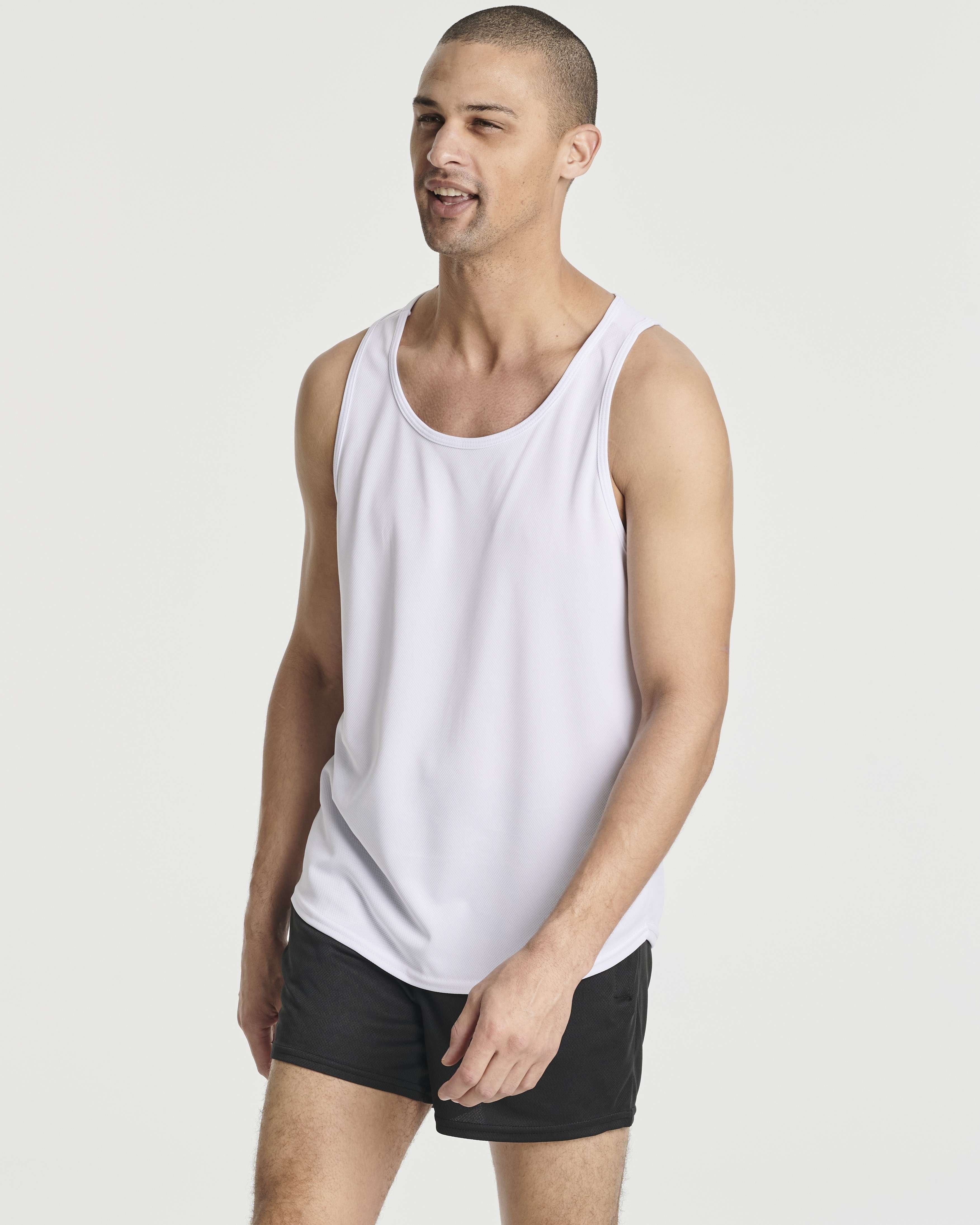 5 Pack: Men's Mesh Y-Back Muscle Tank Top (Available in Big & Tall)
