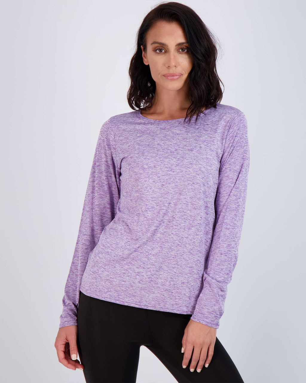 4 Pack: Womens Dry-Fit Active Long-Sleeve T-Shirt